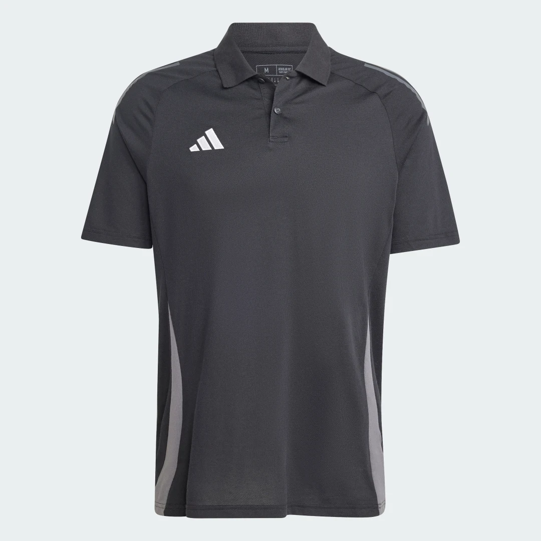 Detalle de Polo Tiro 24 Competition de Adidas — Negro, pensado para entrenamiento y estilo casual