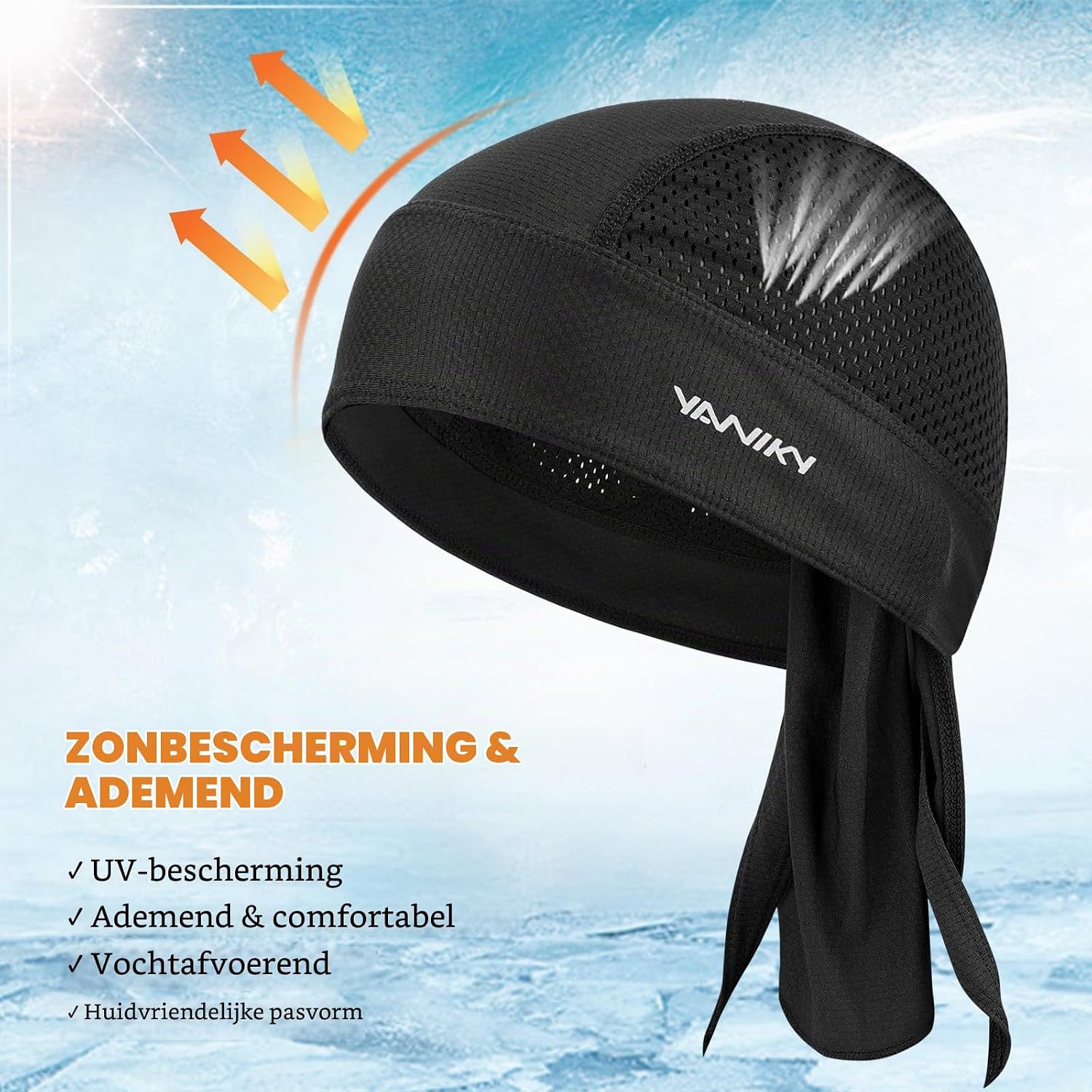 Thumbnail 2 de YANIKY Sports Bandana Cap ademende hoofddoek voor fietsen en sport