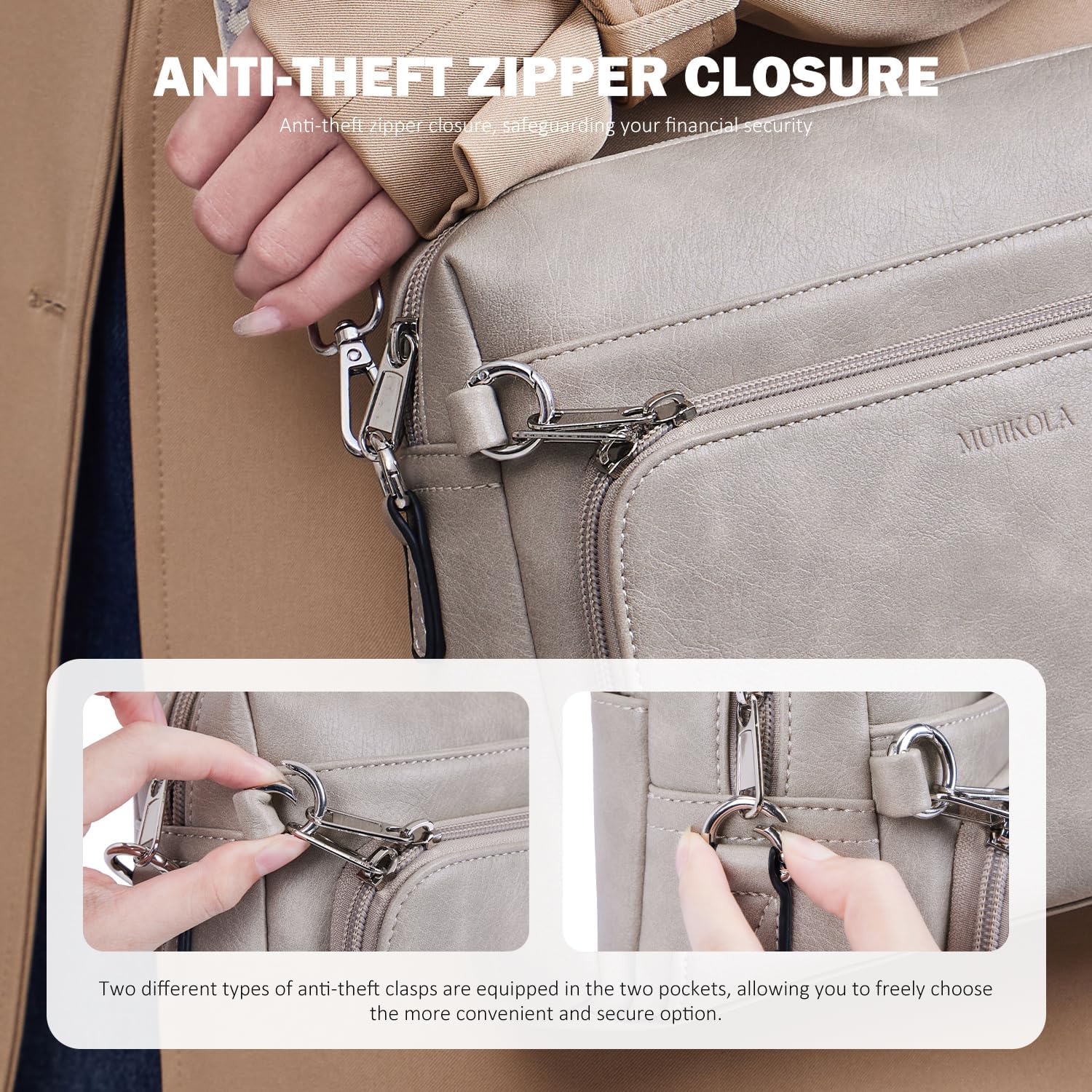 Thumbnail 1 de MUIIKOLA Umhängetasche Damen Kreuzbody