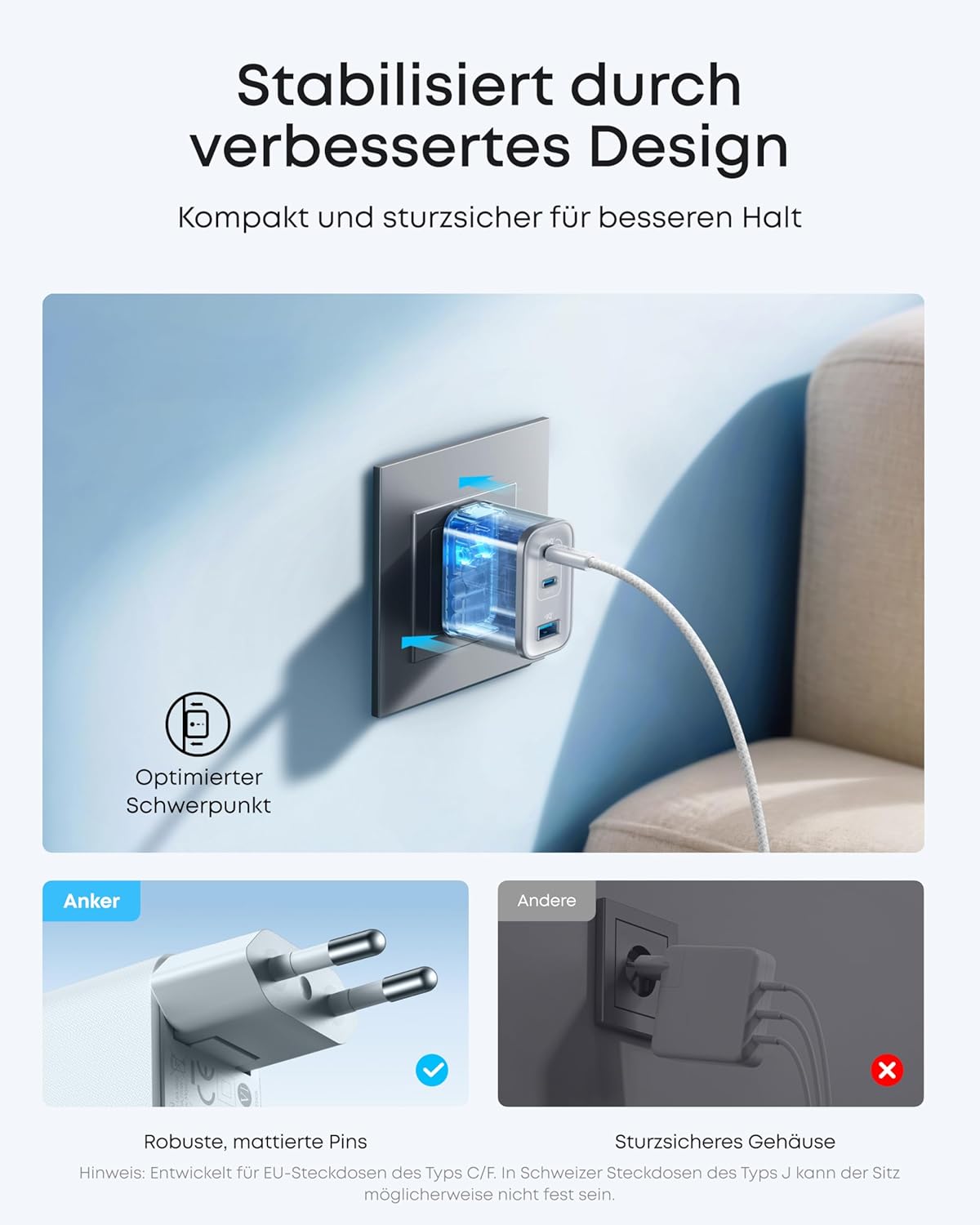 Thumbnail 5 de Anker Nano 70W 3‑Port Ladegerät