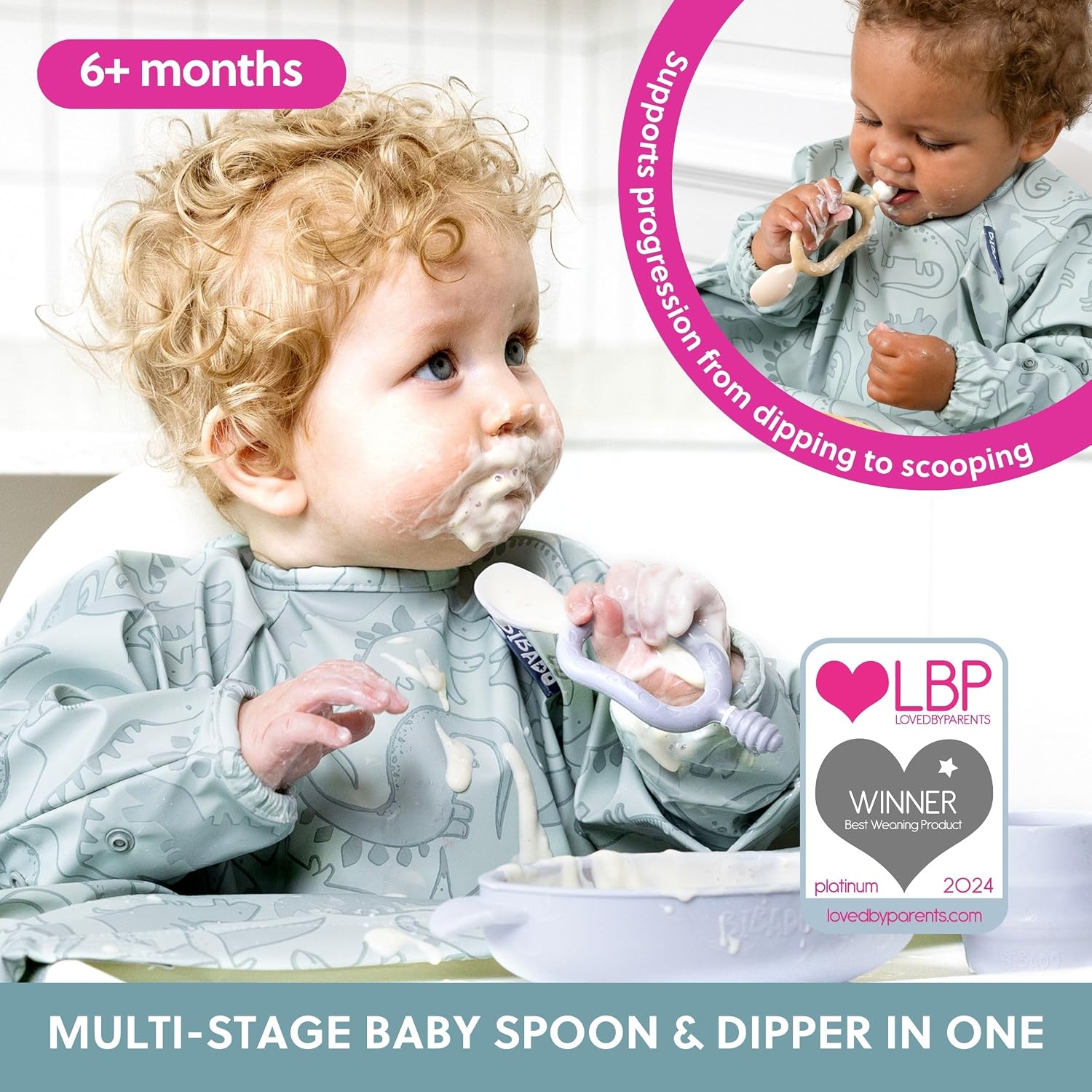 Thumbnail 2 de Bibado Dippit Baby Spoon and Dipper 2-pack