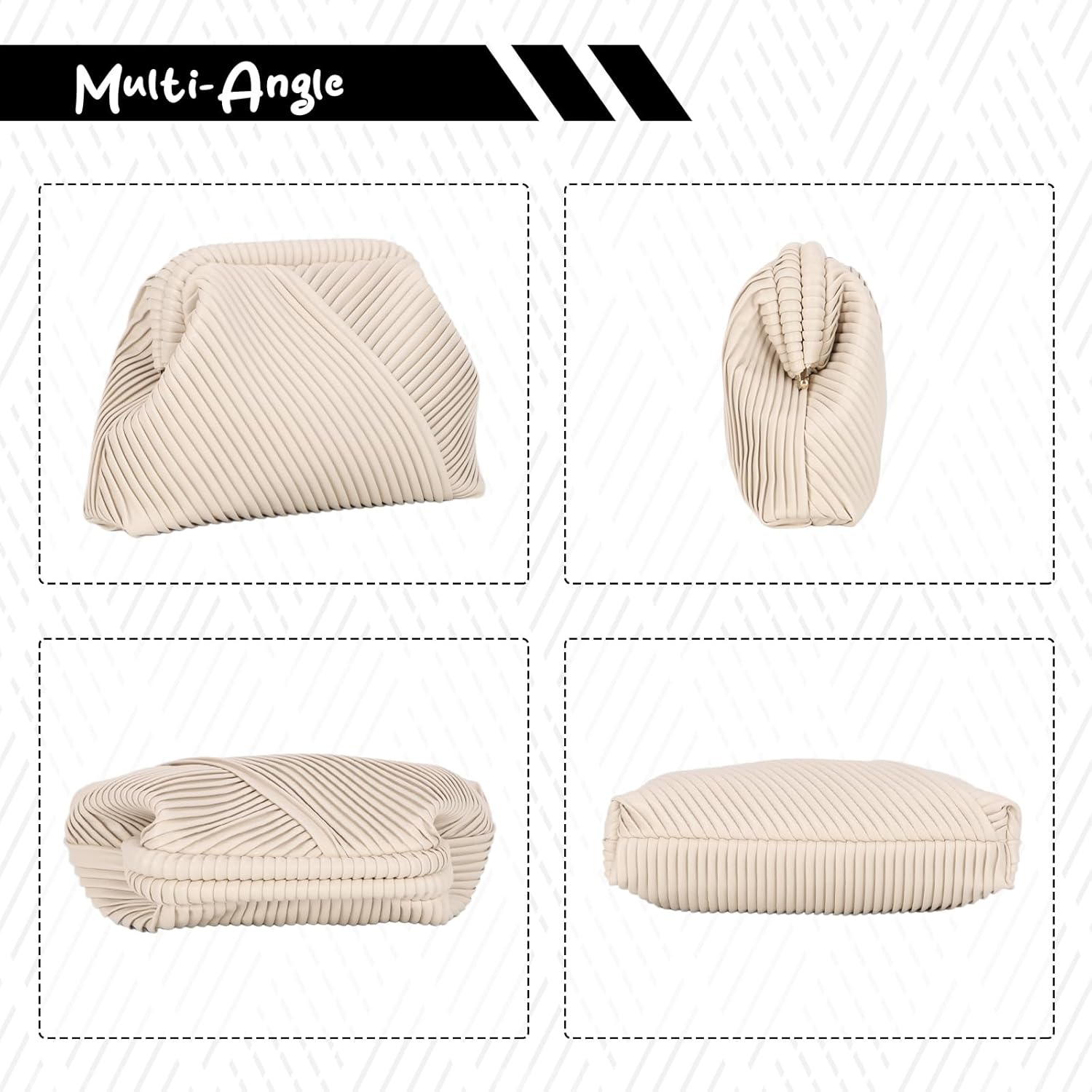 Thumbnail 5 de Fecialy Ruched Clutch Purse for Women