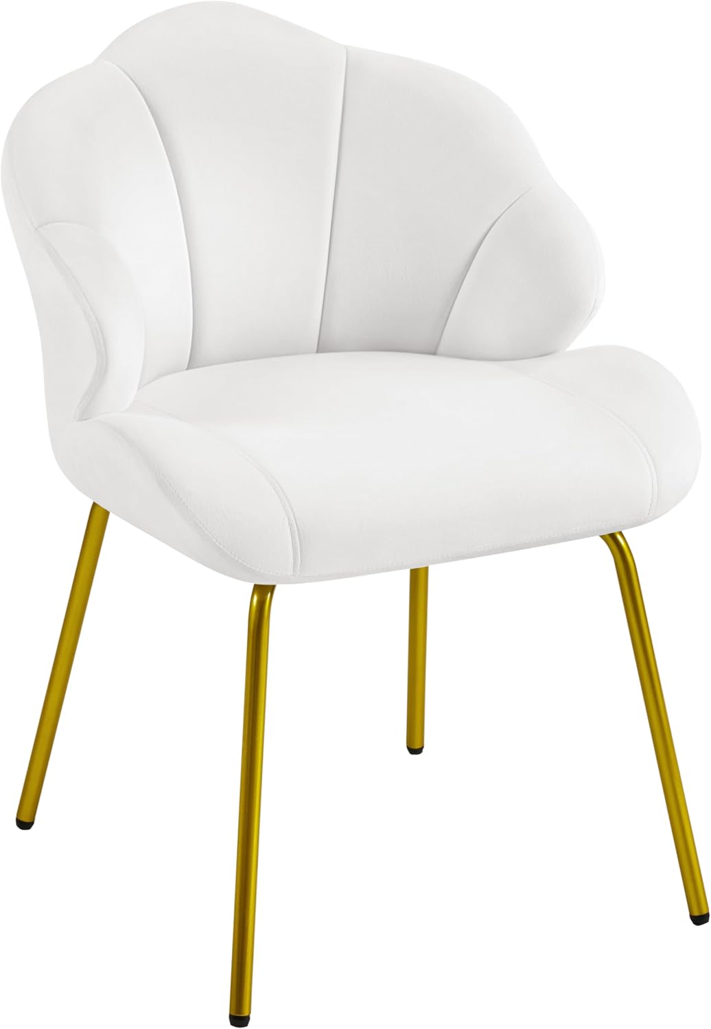 Detalle de Yaheetech Poltrona Shell in velluto 56 cm