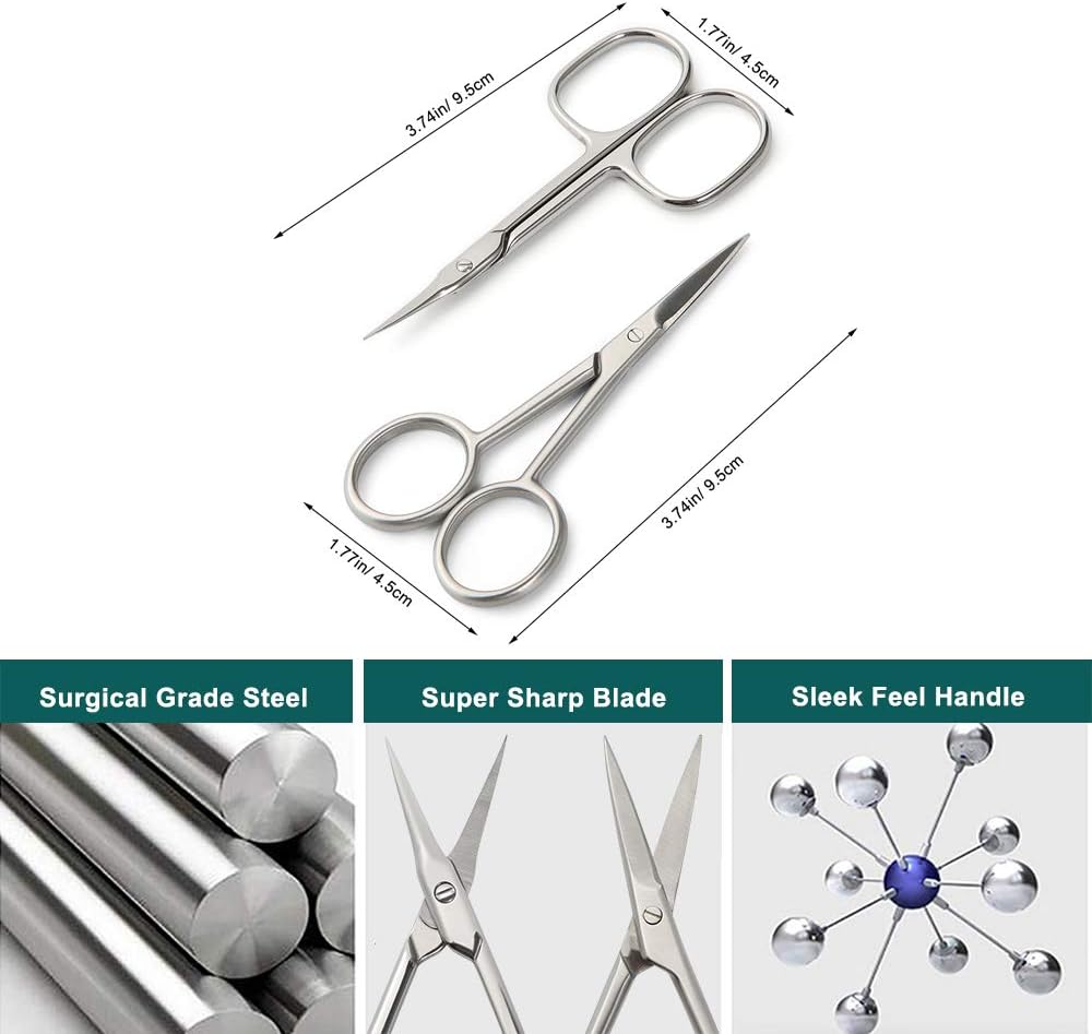 Thumbnail 1 de BEZOX scissor set for nail, cuticle & beard