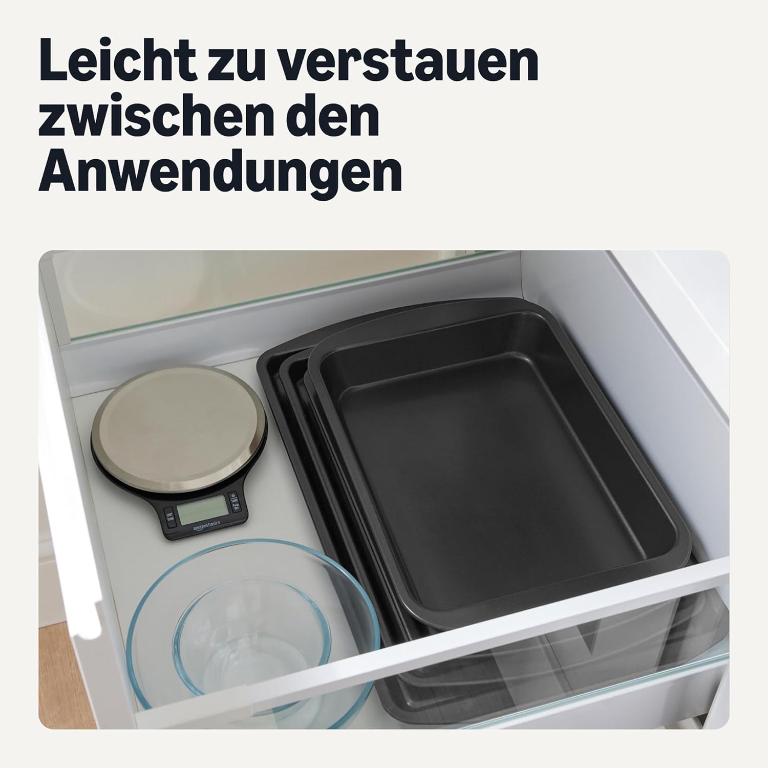 Detalle 2 de Amazon Basics Rechteckige Antihaft-Backform 33 cm x 22,9 cm – Ofenfest, spülmaschinenfest