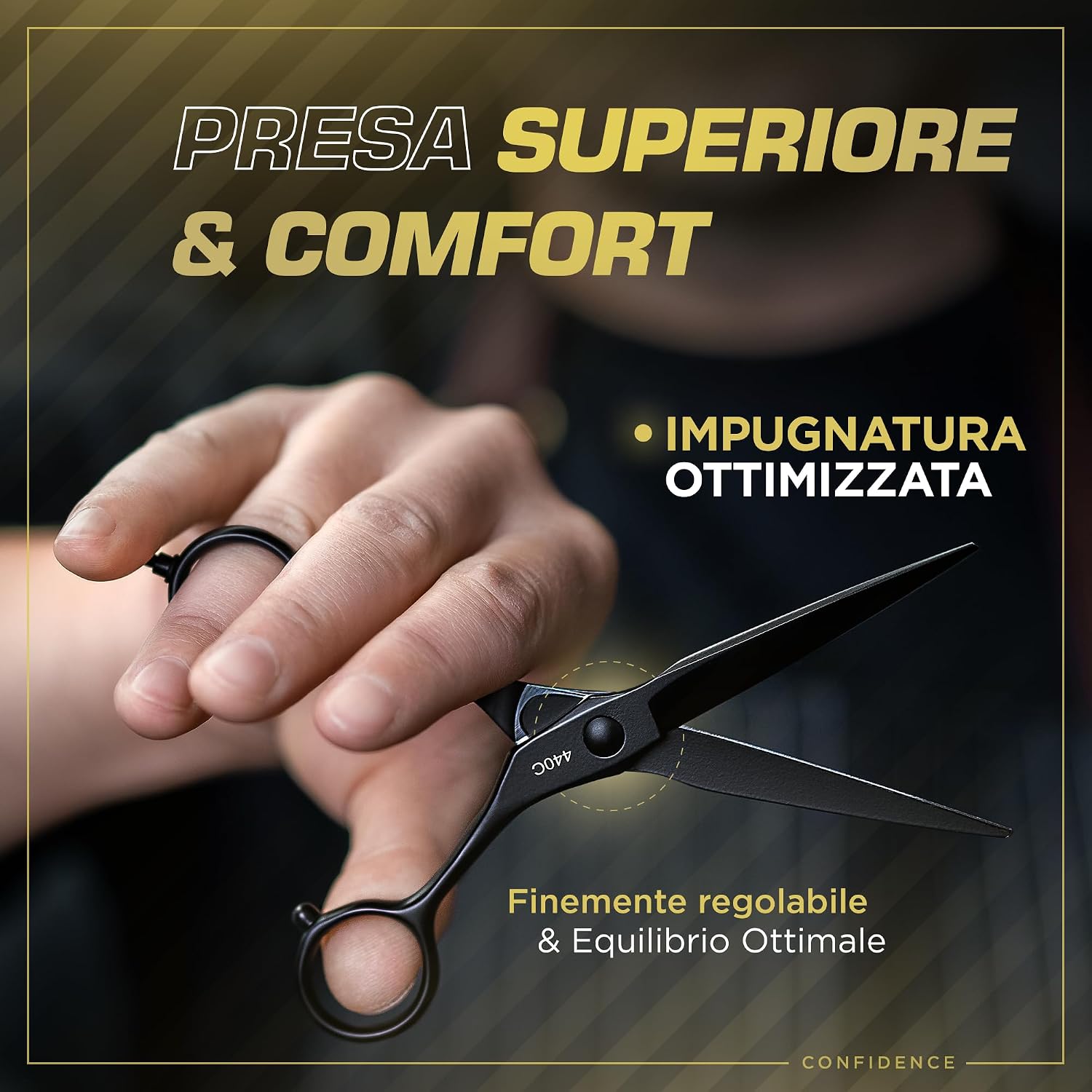 Thumbnail 4 de Fagaci Forbici Parrucchiere Professionali 5" Acciaio 440C – Taglio di precisione