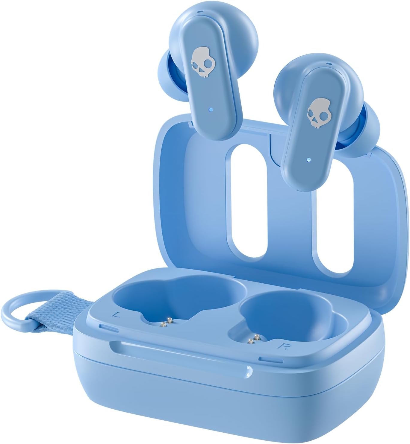 Detalle de Skullcandy Dime 3 Wireless Earbuds : écoute sans fil Bluetooth avec réduction de bruits et Stay-Aware