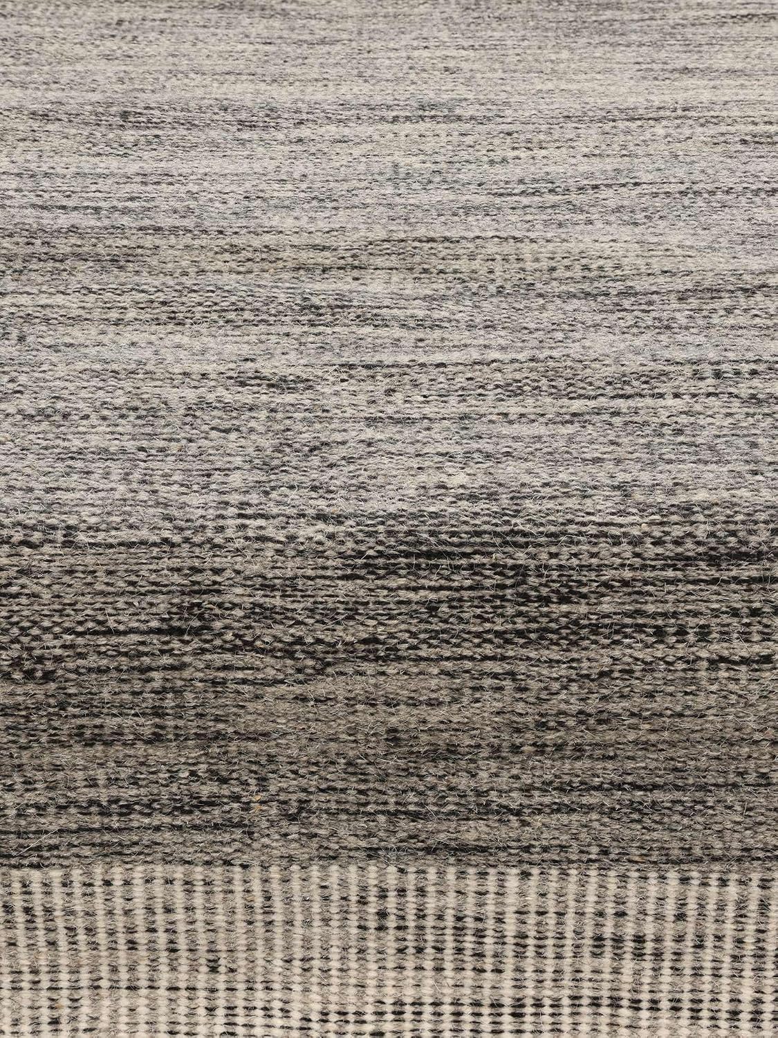 Detalle de RugVista Serafina 113800 wollen loper 100 x 350 cm, donkergrijs