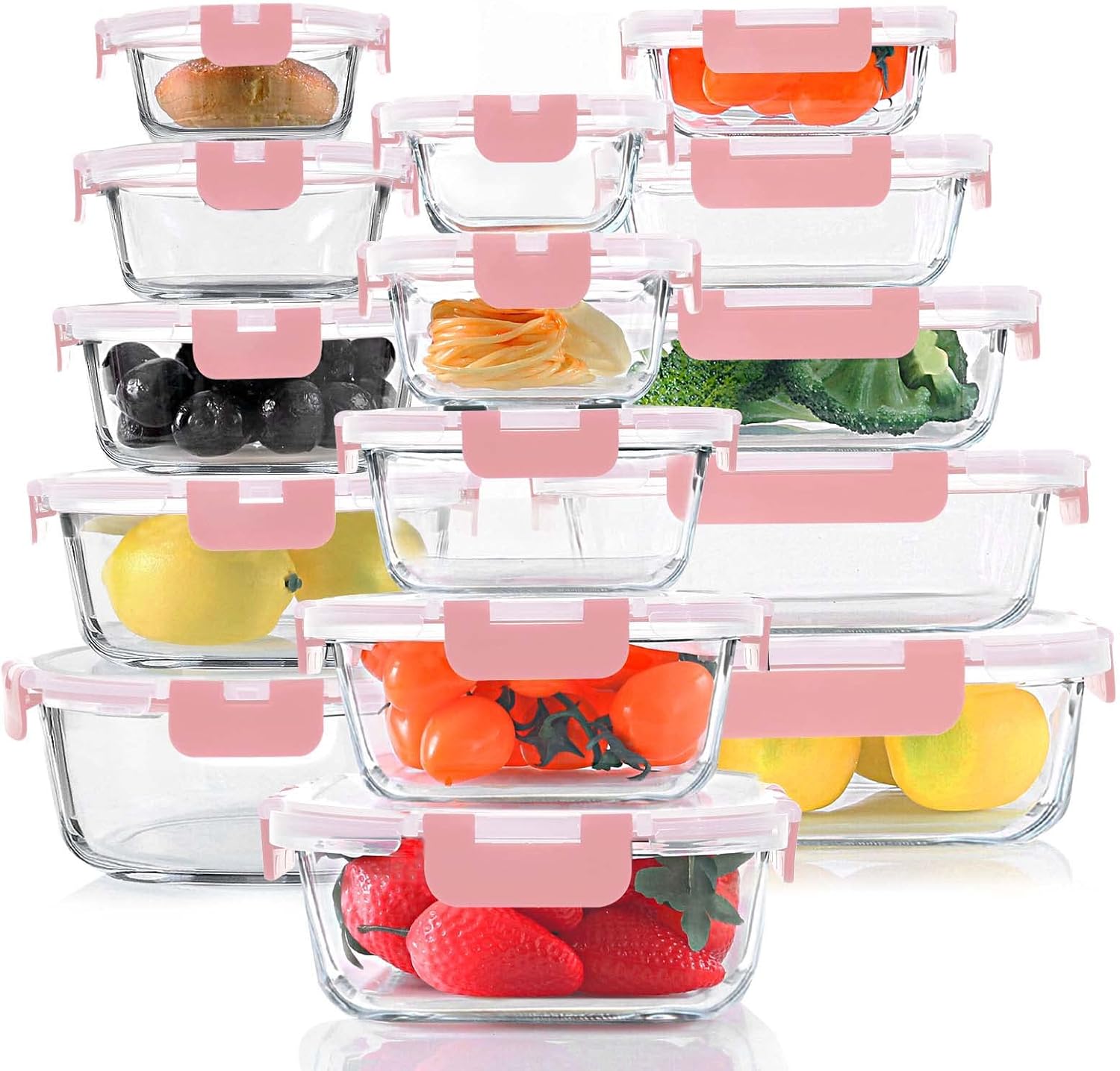 Thumbnail 6 de KOMUEE 30-Piece Glass Food Containers 🍱