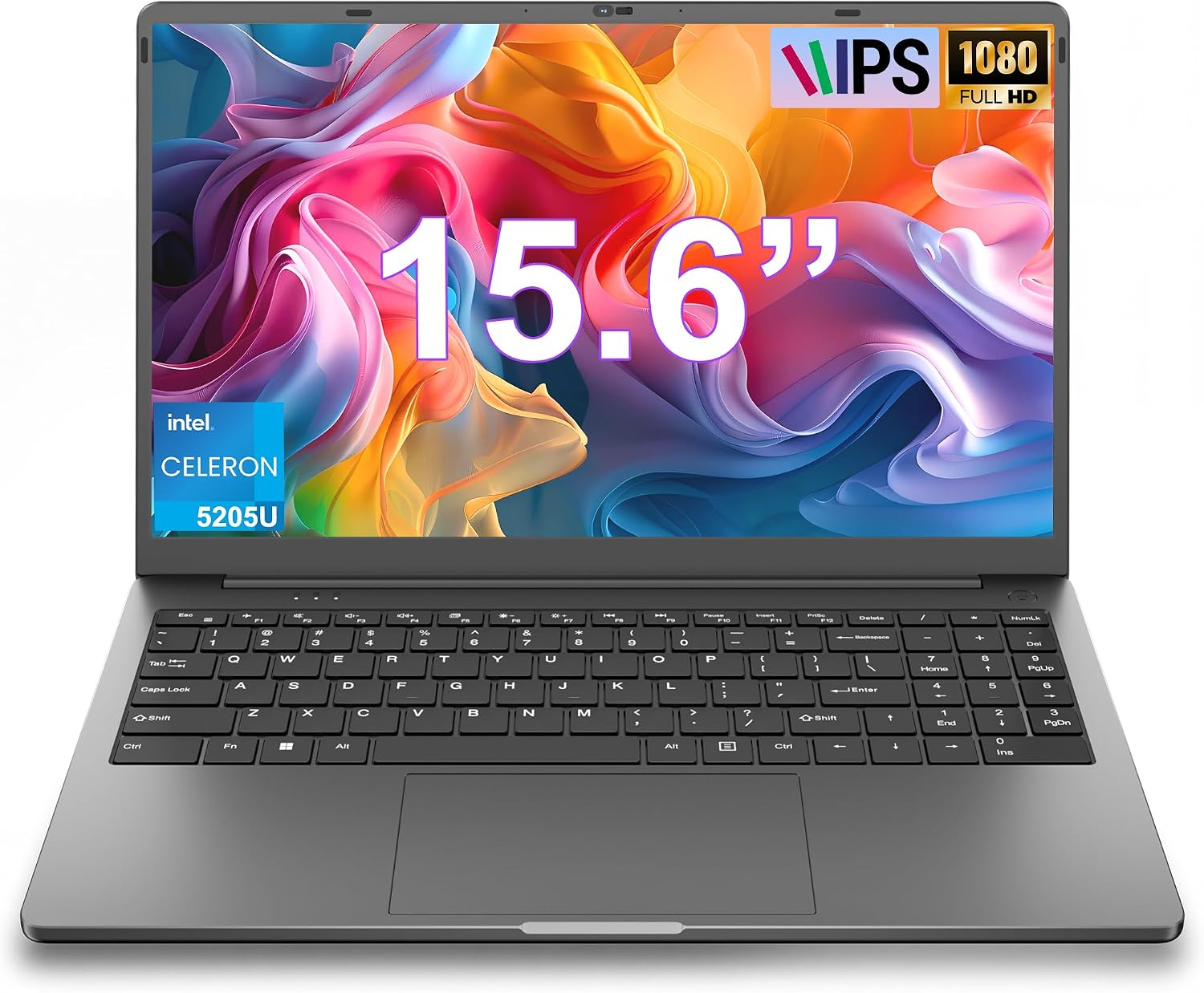 Detalle de QSXQSX S7Hi 15.6-Inch FHD Laptop, 6GB RAM, 128GB SSD, Celeron 5205U