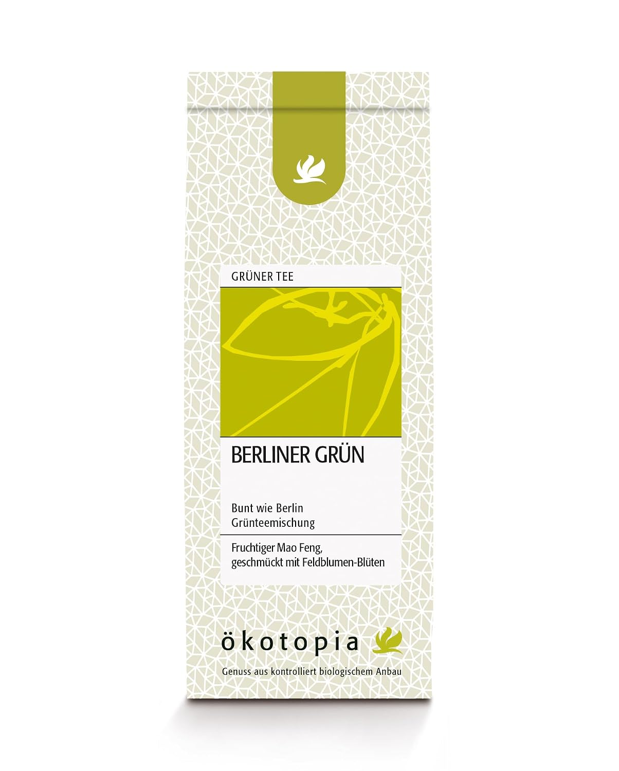 Detalle de Ökotopia Grüner Tee Berliner Grün, 5er Pack (5 x 75 g)