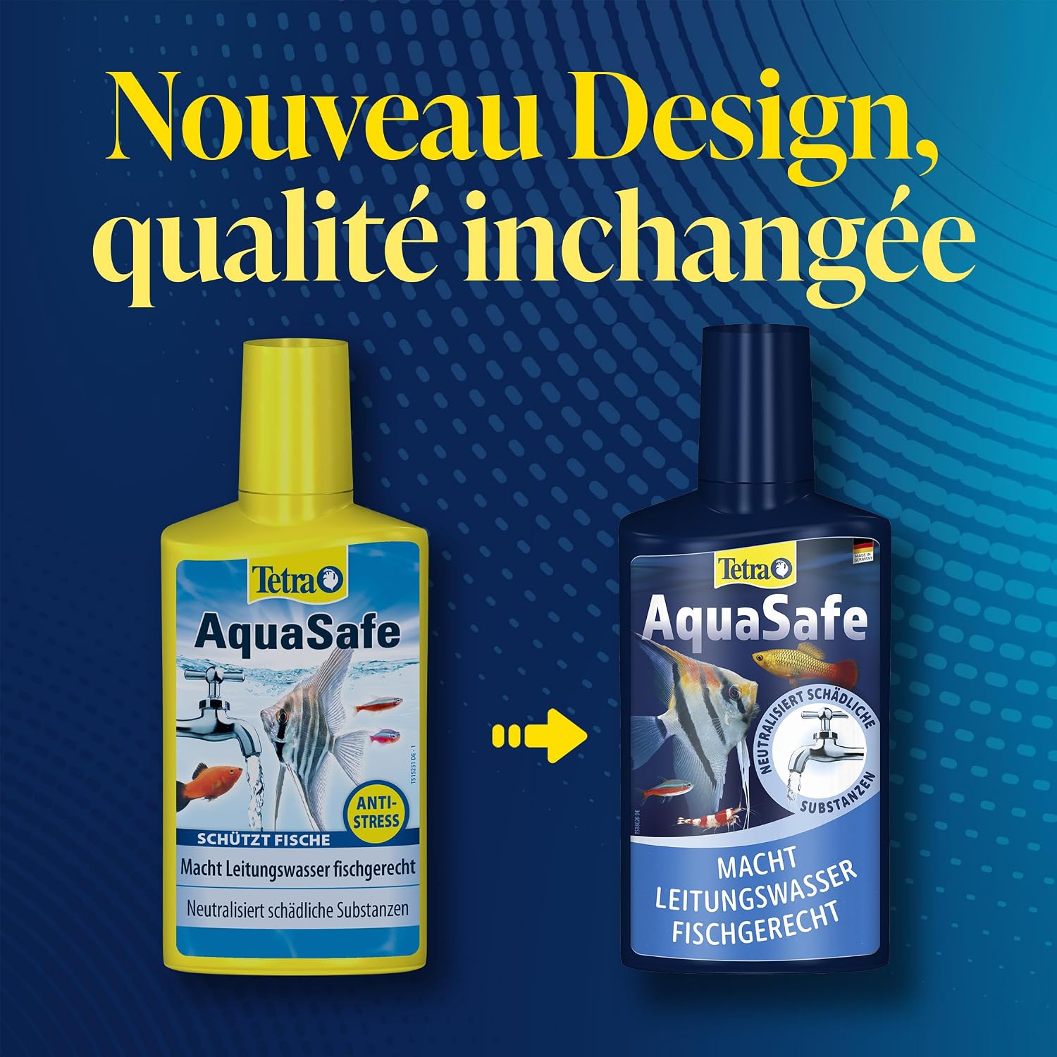 Detalle de Tetra AquaSafe – Conditionneur d'Eau Naturel pour Poissons Tropicaux, 500 ml