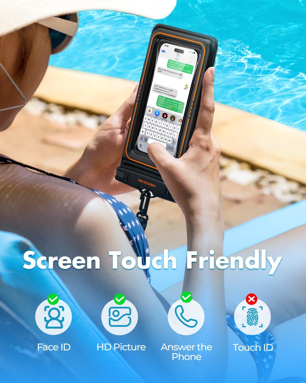 Thumbnail 4 de UNBREAKcable Floating Waterproof Phone Pouch 2-pack