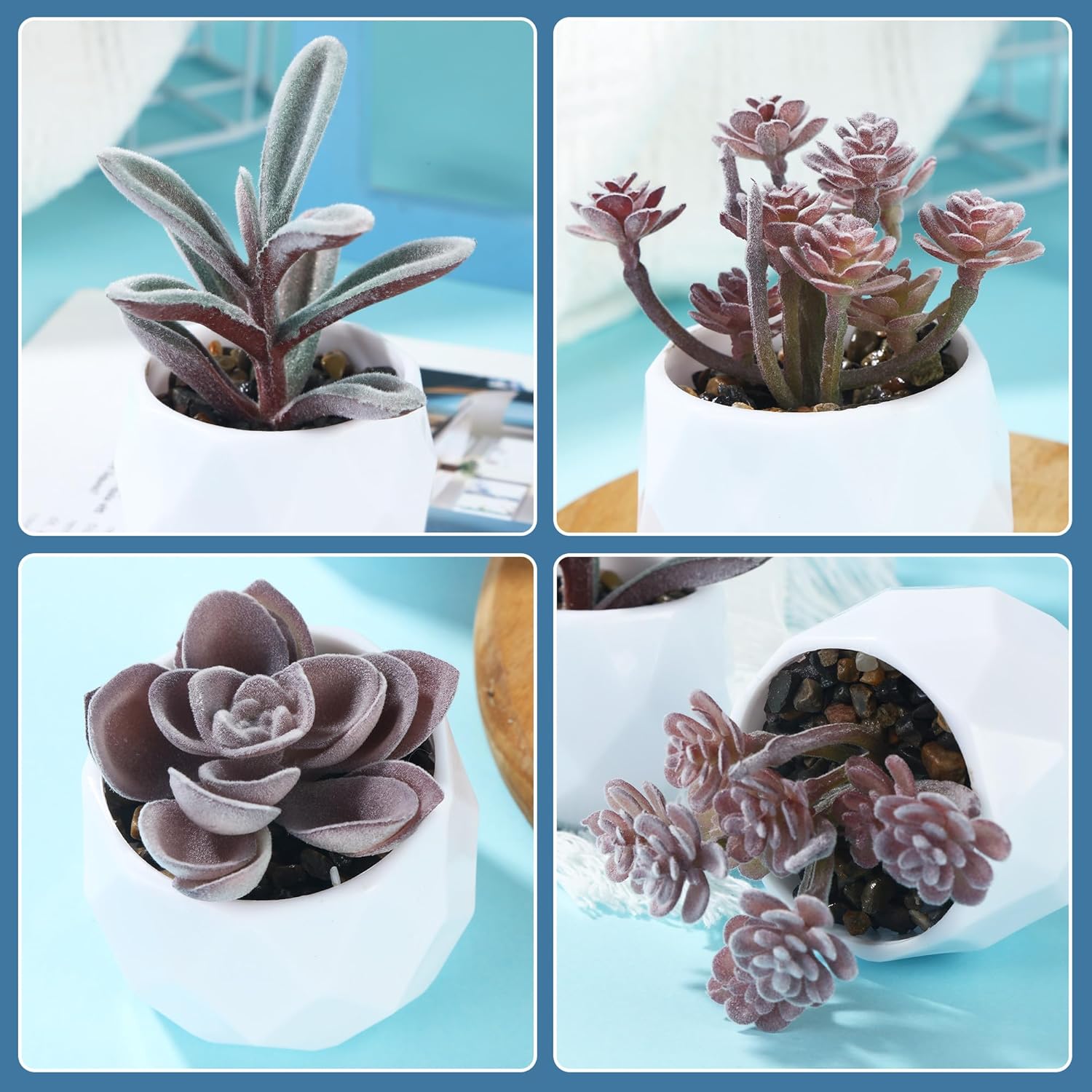 Thumbnail 6 de BUCOMTU 5Pieces Plantes artificielles 5 pcs