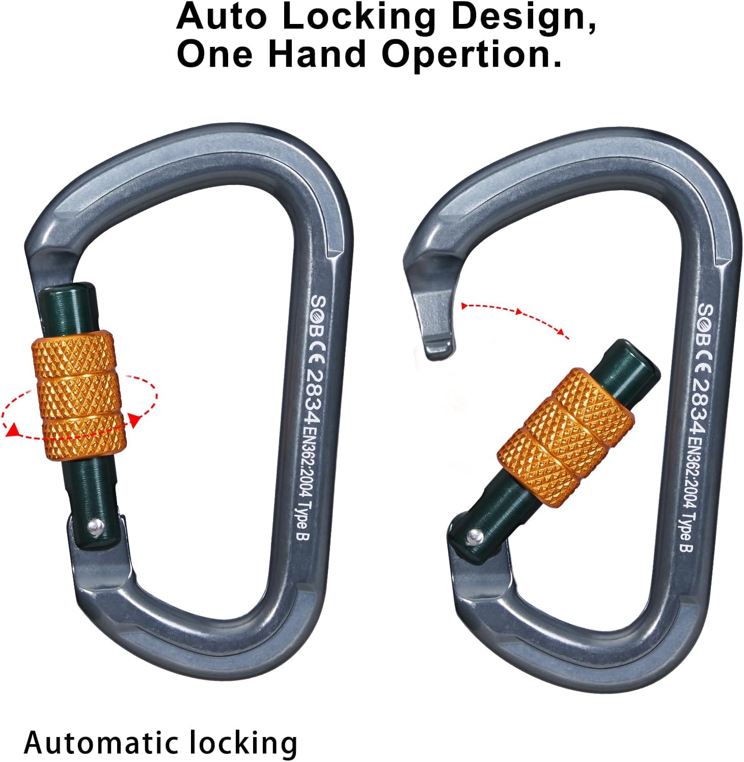 Thumbnail 3 de Moschettone da Arrampicata 28 kN