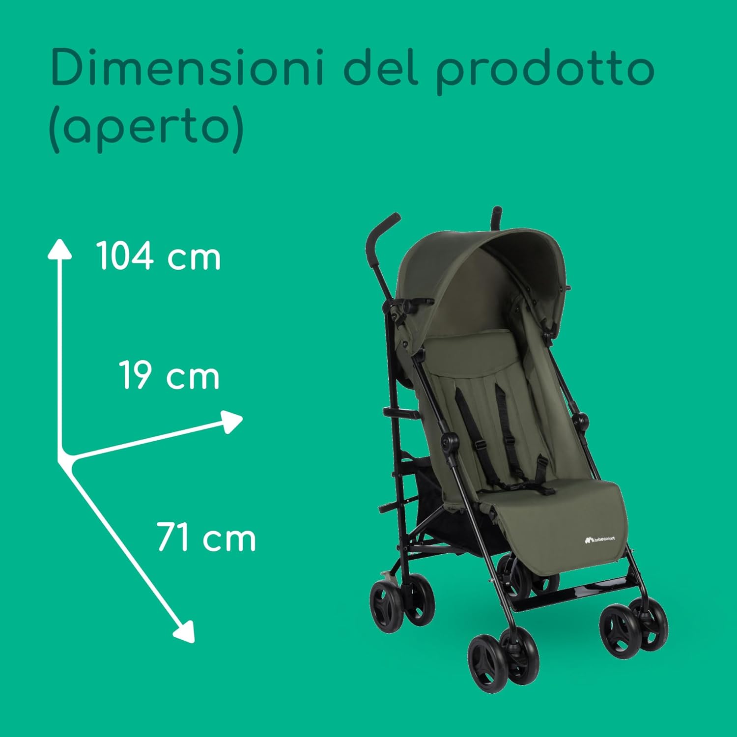 Thumbnail 5 de Bebeconfort Rainbow passeggino leggero reclinabile 22 kg