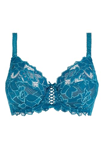 Thumbnail 6 de Sans Complexe Arum – Soutien-gorge emboitant en dentelle avec armatures, bleu céleste, 95D