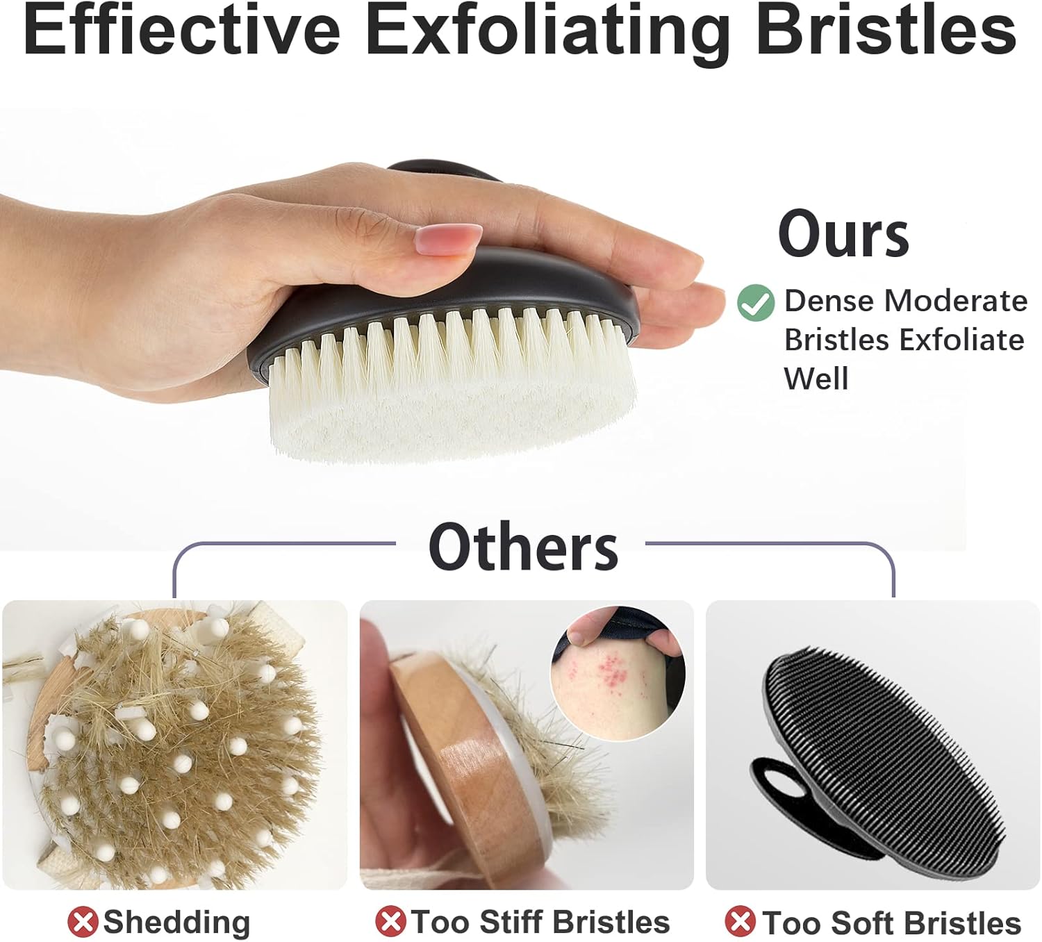 Detalle 2 de Dry Brushing Body Brush 1 Pack
