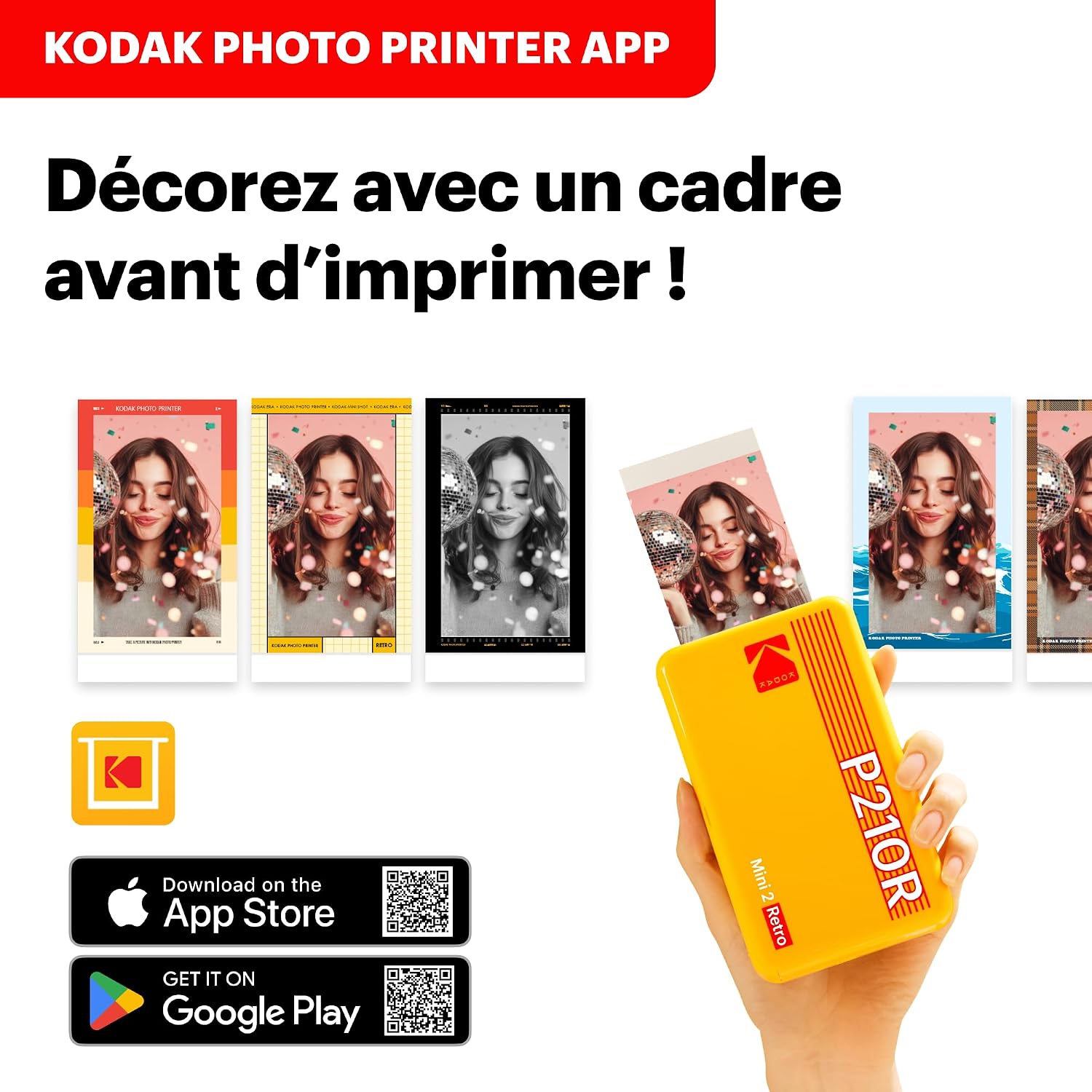 Thumbnail 5 de KODAK Mini 2 Retro imprimante 5,3×8,6 cm