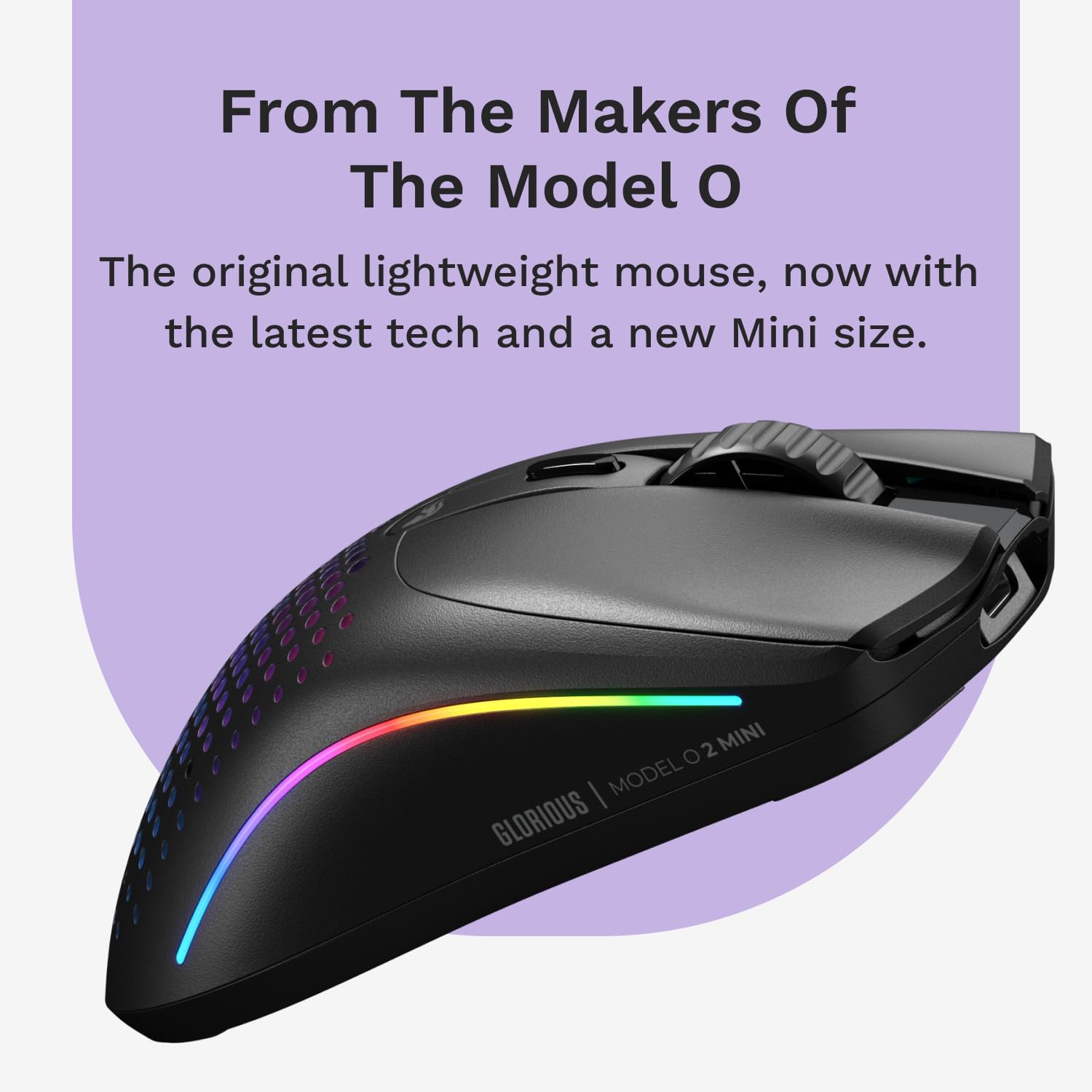 Detalle 2 de GLORIOUS Model O 2 Mini Wireless Gaming Mouse, 57 g, 26K DPI Sensor
