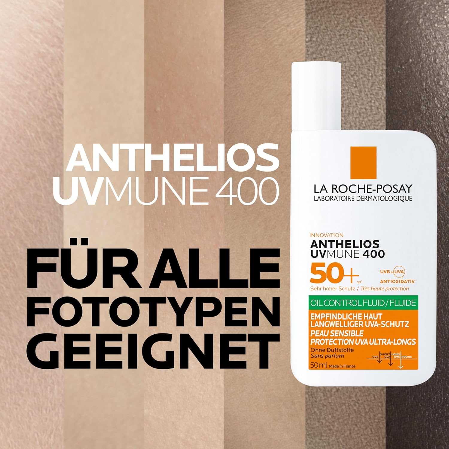 Thumbnail 6 de La Roche-Posay Anthelios Oil Control Fluid Ohne Duftstoffe UVMune 400 LSF 50+ – ideal für ölige und empfindliche Haut