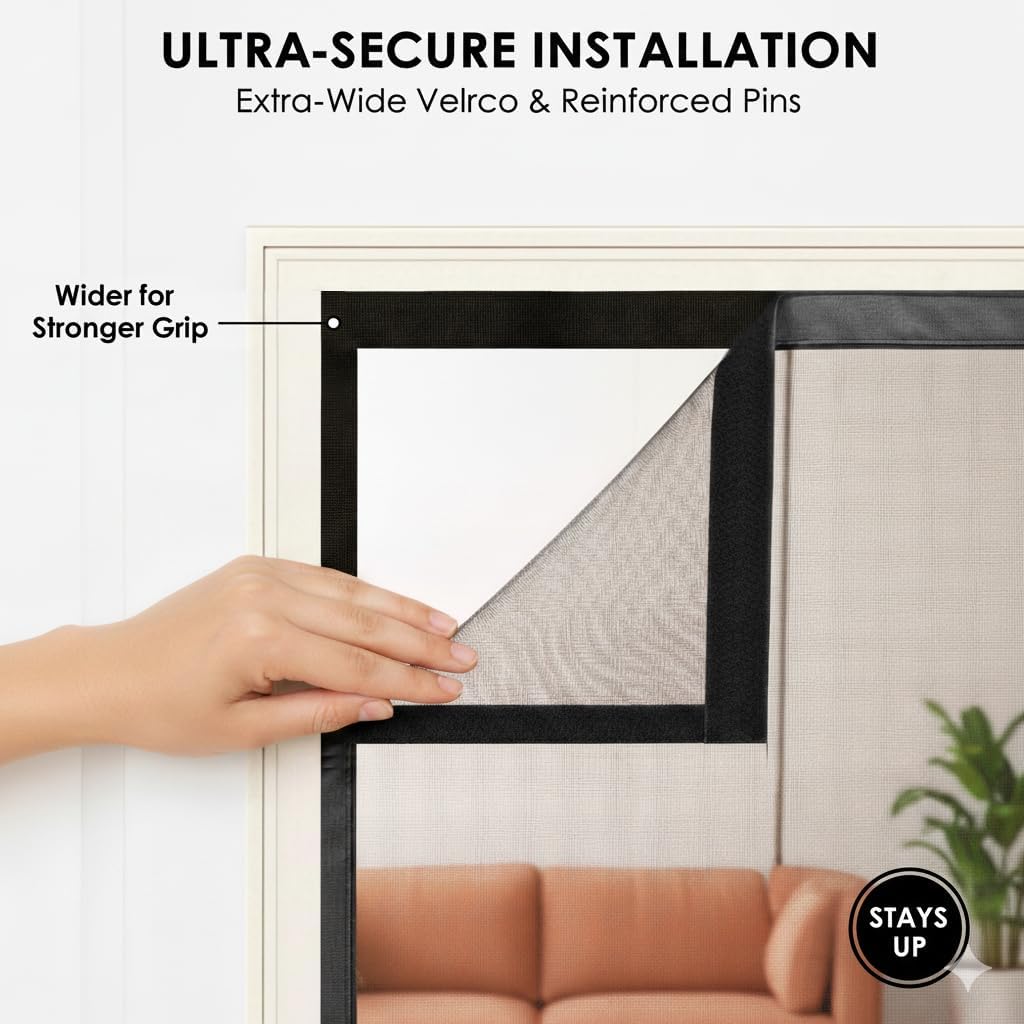 Thumbnail 6 de CANLENE Premium Magnetic Screen Door 1-pack ๐ช