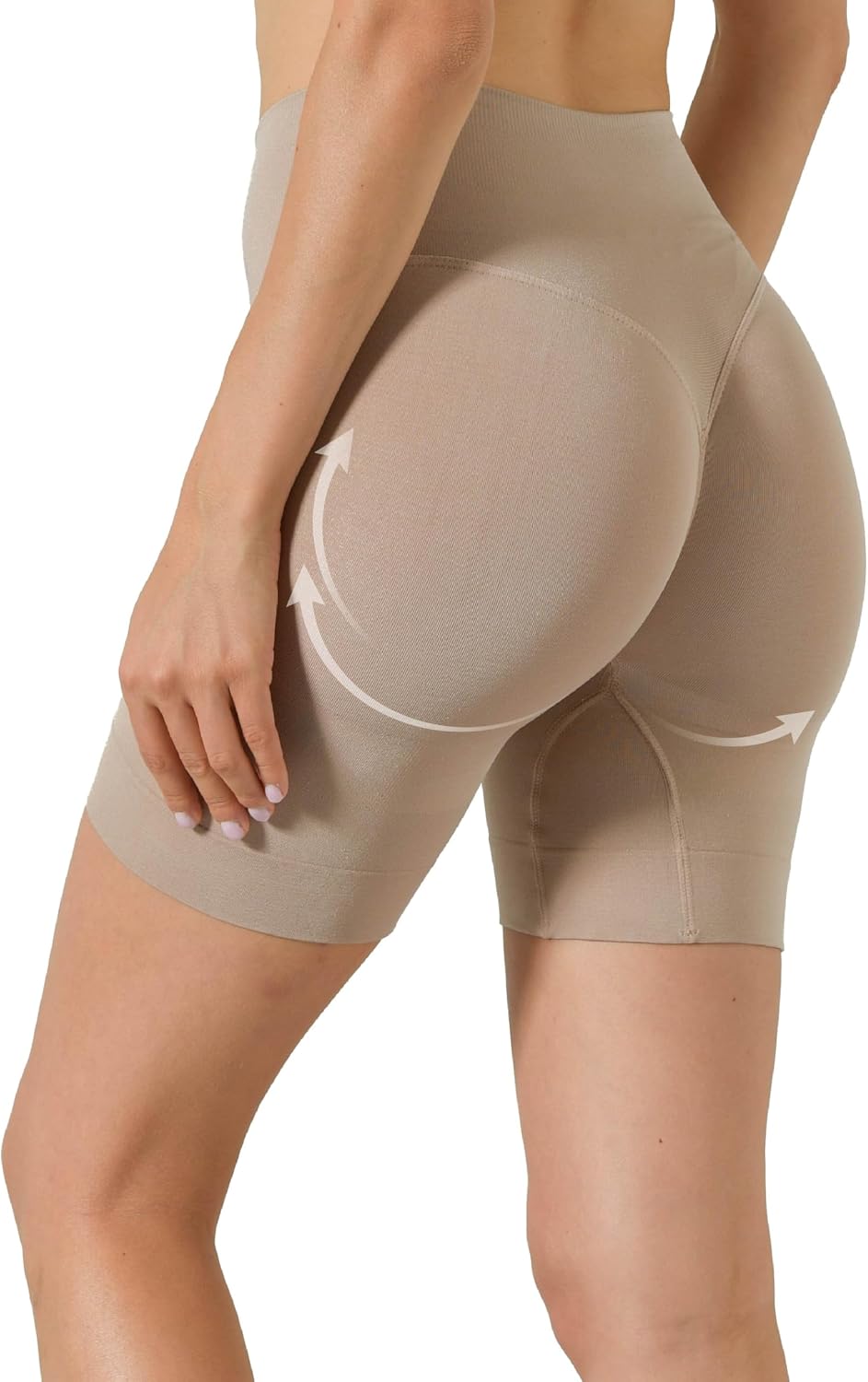 Detalle de Risalti Guaia Modellante Push Up corrigerende damesshort van microvezel, naadloos