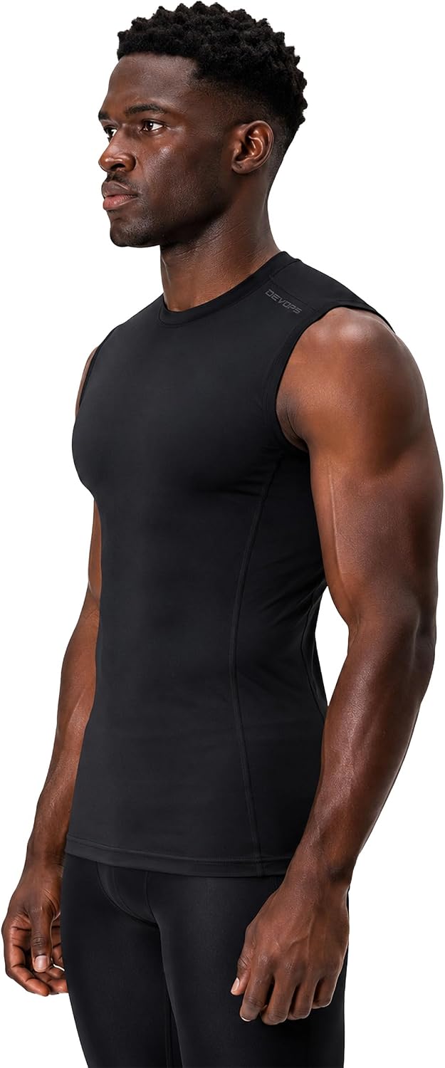 Thumbnail 2 de DEVOPS 3-Pack Compression Shirt Sleeveless