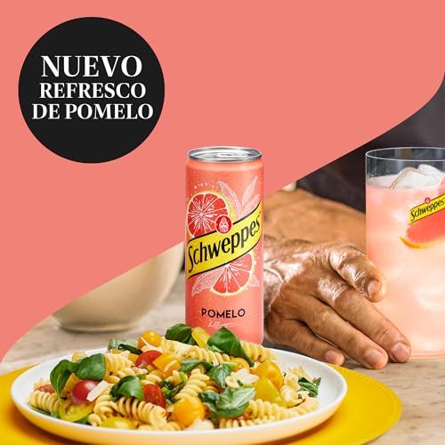 Detalle de Schweppes Pomelo Refresco sin azúcar 24×33 cl 🥤