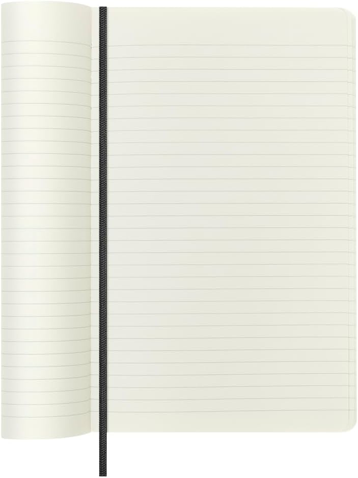 Detalle de Moleskine Precious & Ethical Notizbuch – Großformat 13 x 21 cm, veganer Python-Einband, Geschenkbox, Schwarz