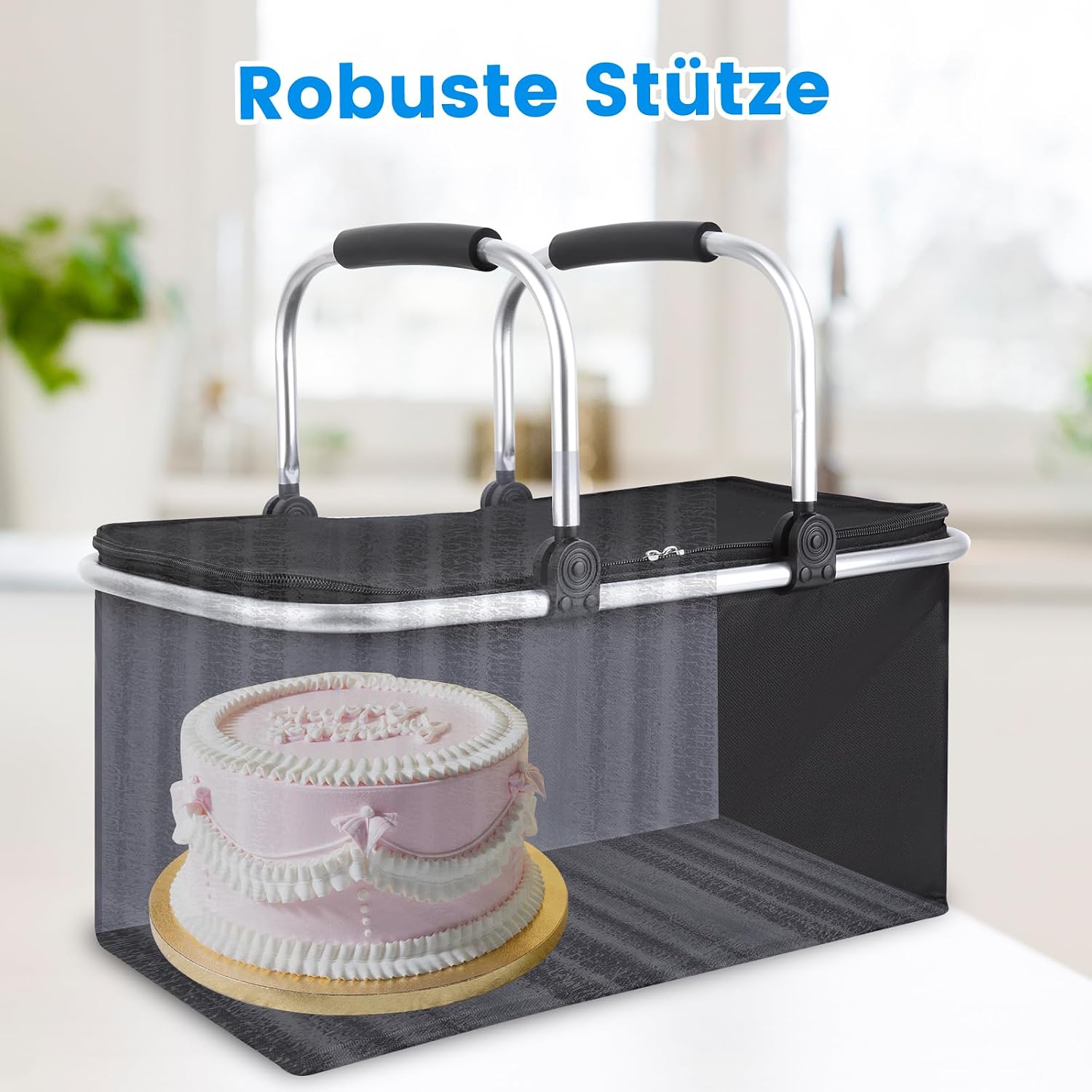 Detalle 2 de Kühlkorb Einkaufskorb 30 l mit Reißverschluss
