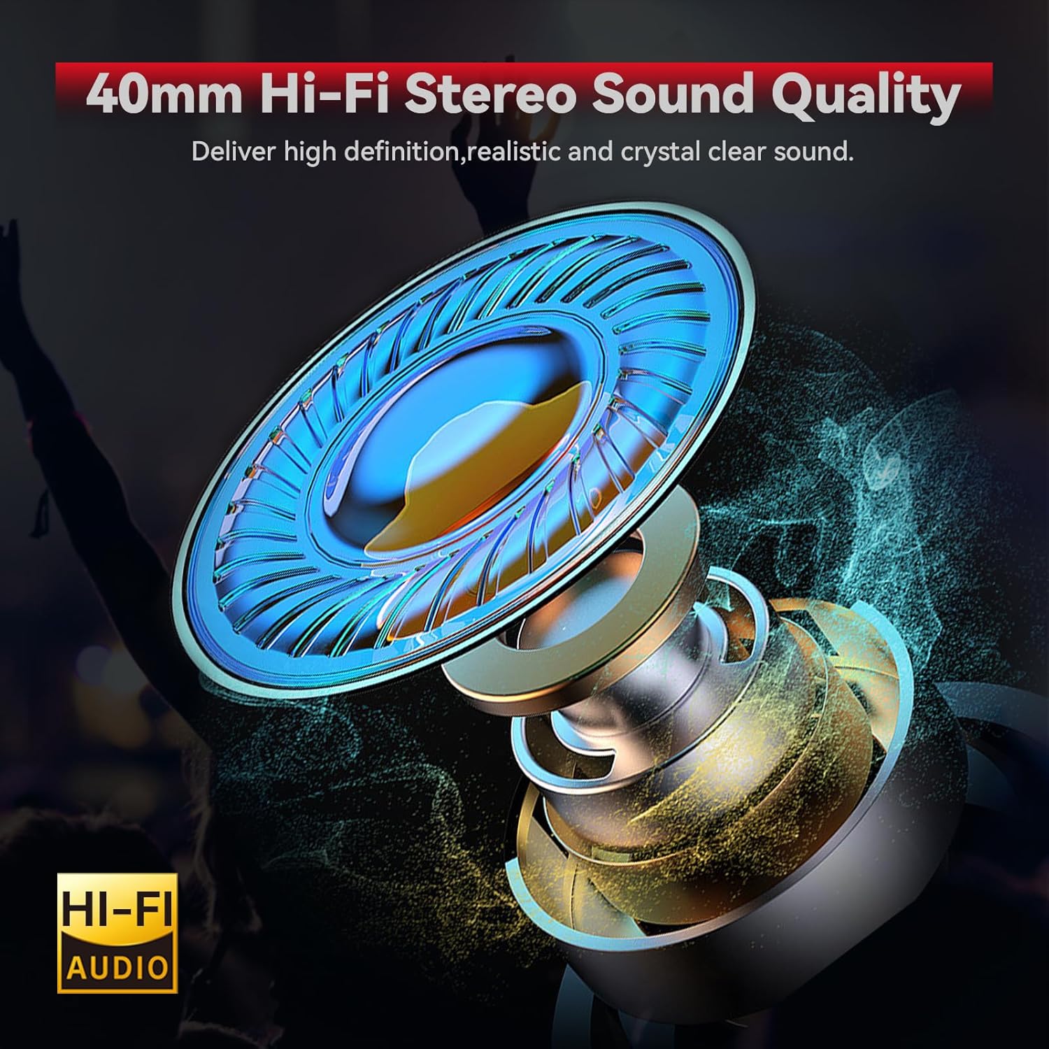 Thumbnail 1 de XGP X1 Motorrad-Headset Bluetooth V5.3 mit 40-mm-Lautsprechern und Sprachassistent