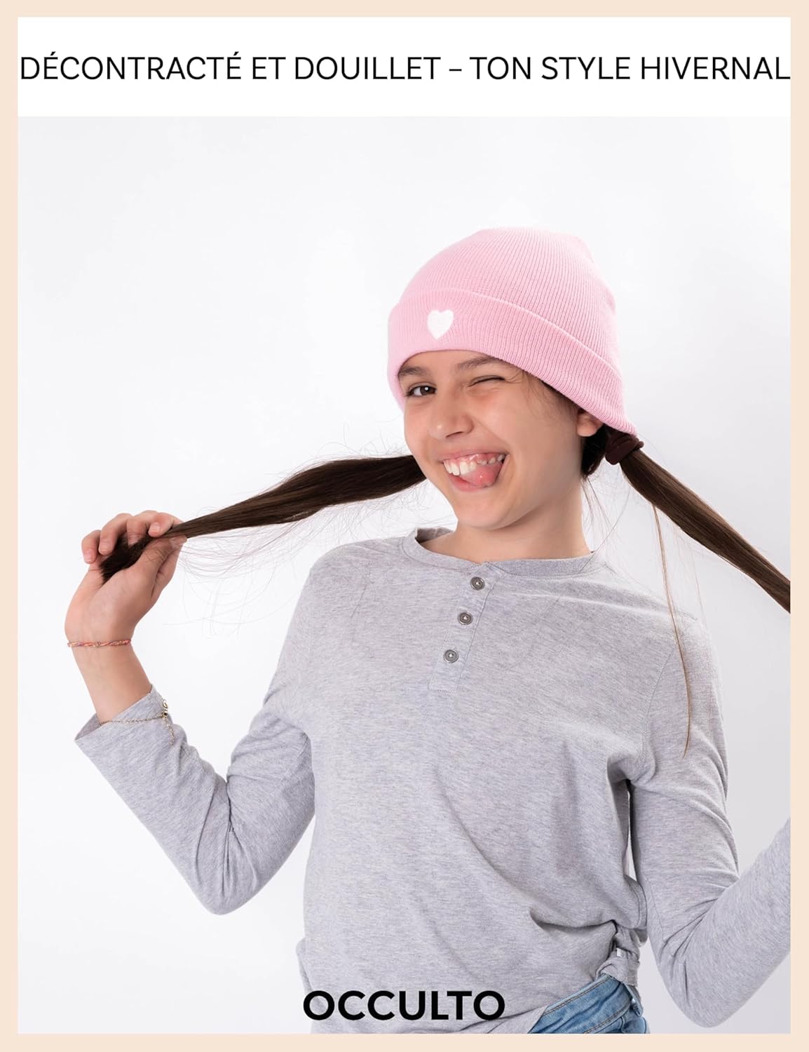 Detalle 2 de Occulto Lian bonnet hiver 12 mois
