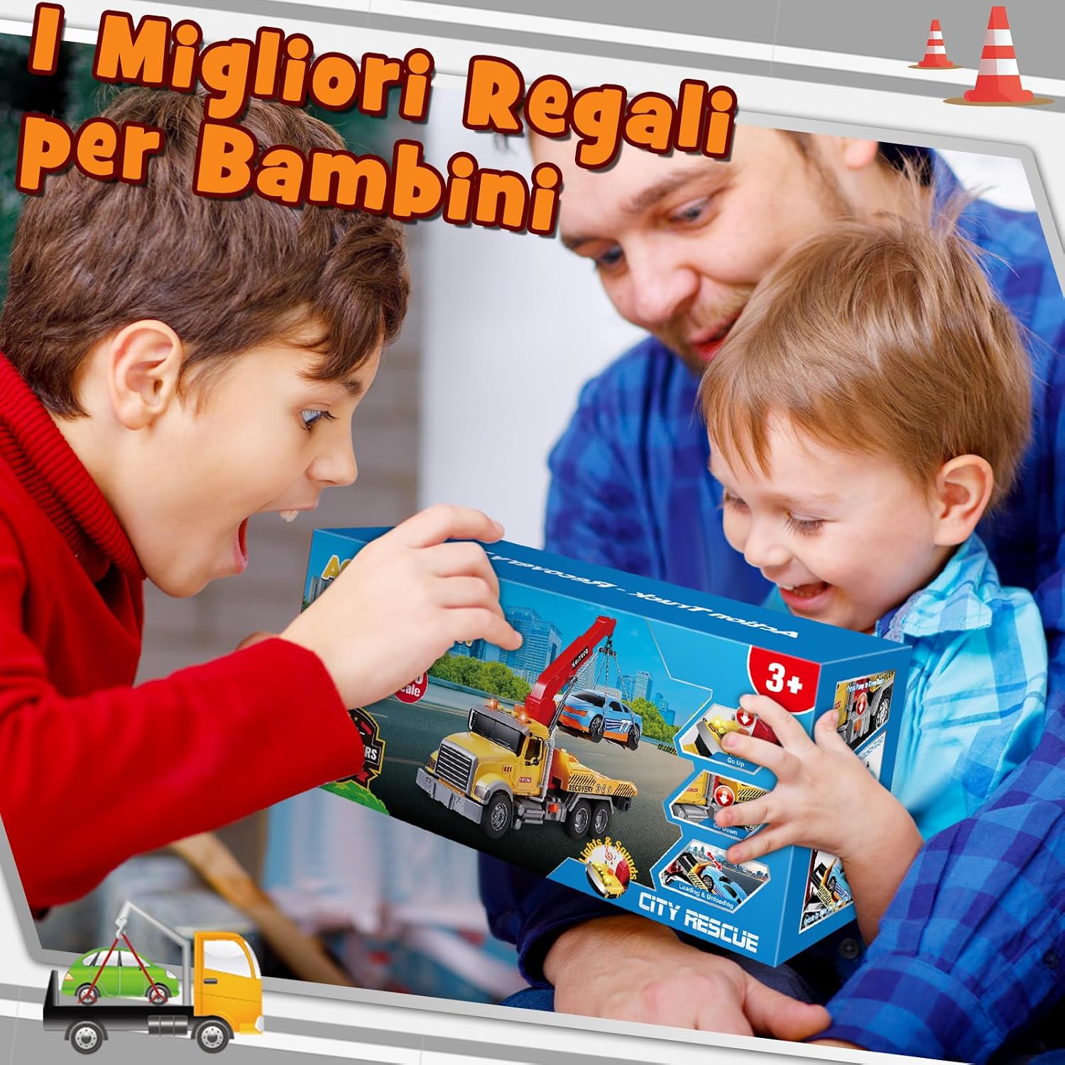 Thumbnail 6 de EUCOCO Rimorchio Giocattolo Multifunzione per Bambini dai 3 agli 8 Anni