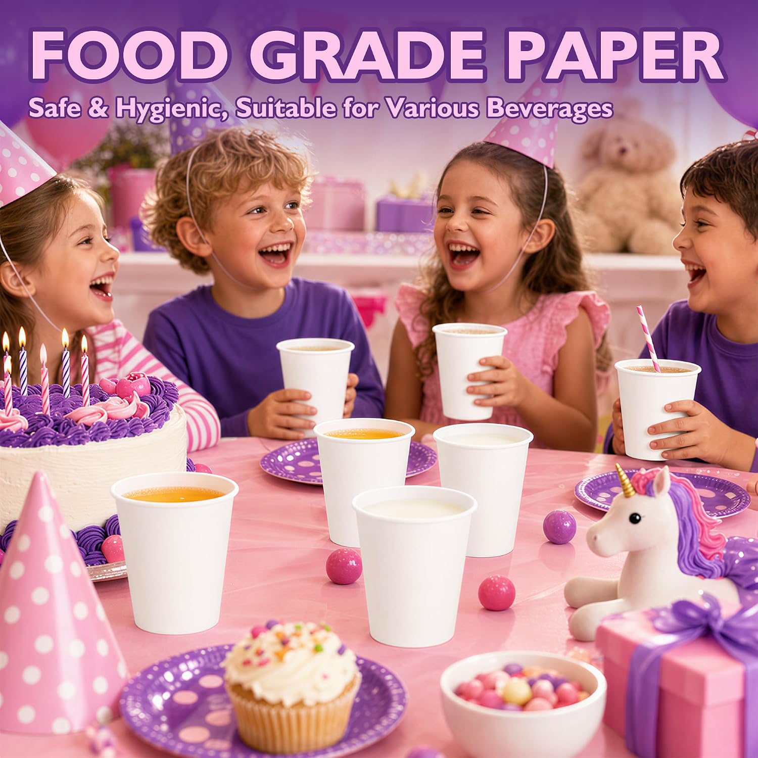 Detalle 1 de PACKINNO 8 oz Paper Cups 400 Pack