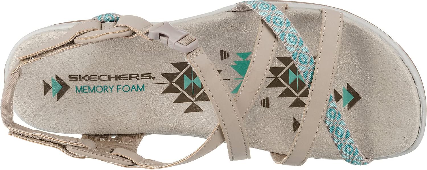 Thumbnail 5 de Skechers REGGAE SLIM VACAY 👡 Sandalias Mujer Taupe Duraleather