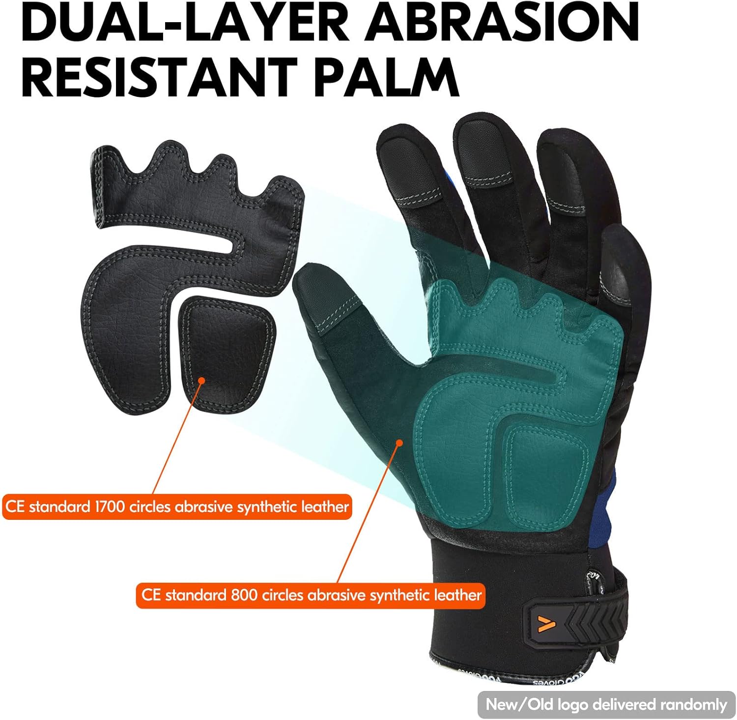 Thumbnail 2 de Vgo Winter Waterproof Work Gloves with Touchscreen ⌚🧤