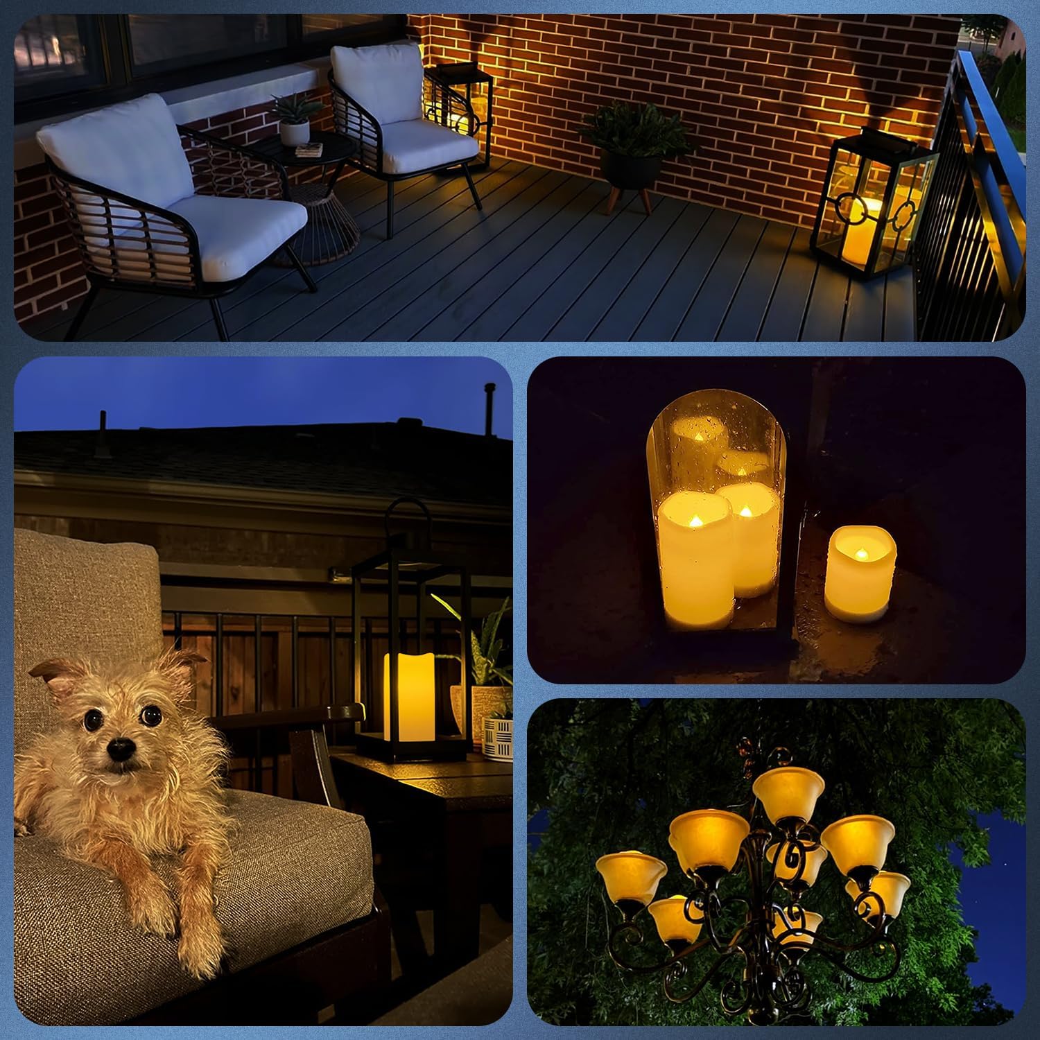 Thumbnail 4 de salipt LED-Kaarsen zonnekaarsen, set van 4, warmwit, IP44