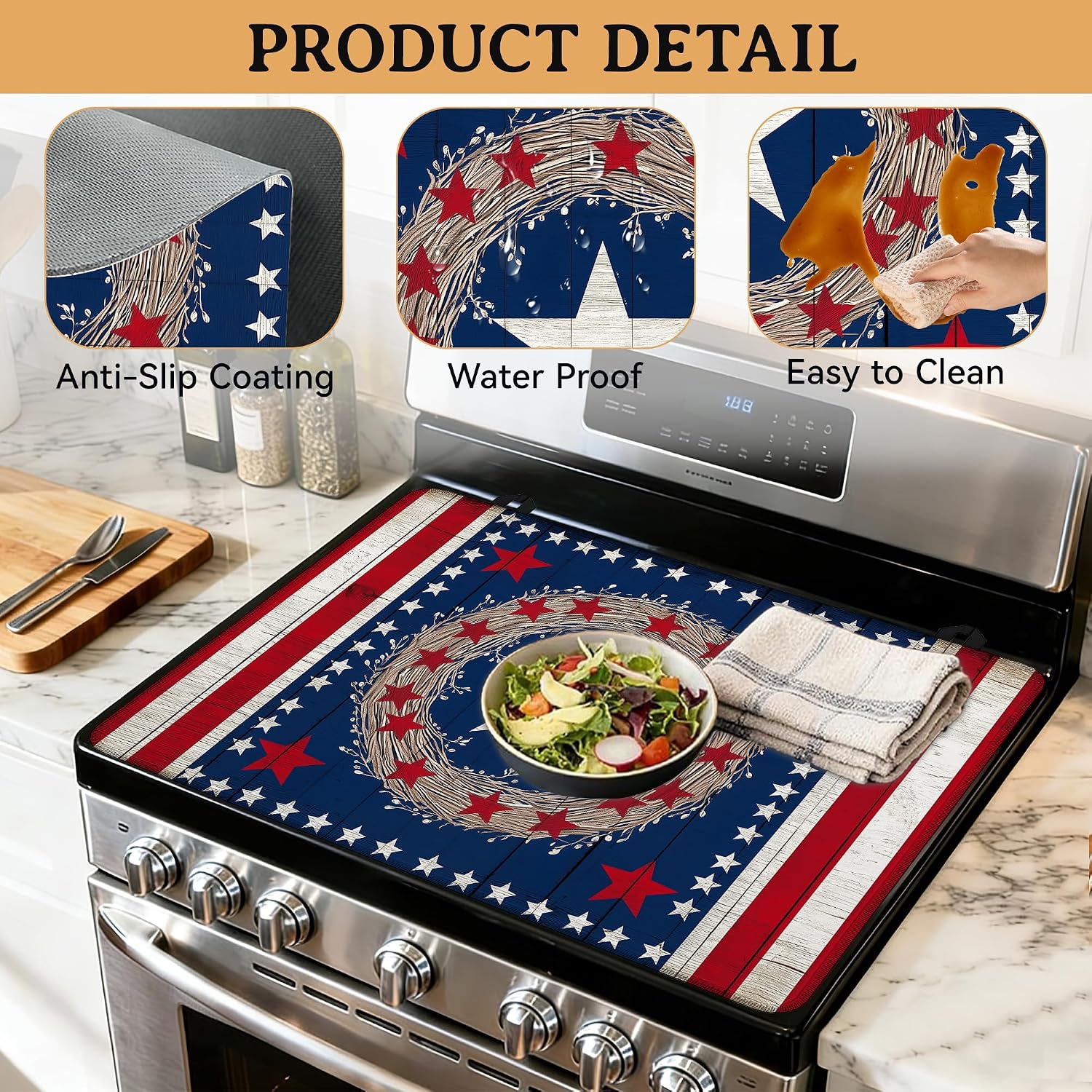 Detalle de Electric Stove Top Cover, 28 x 20 in