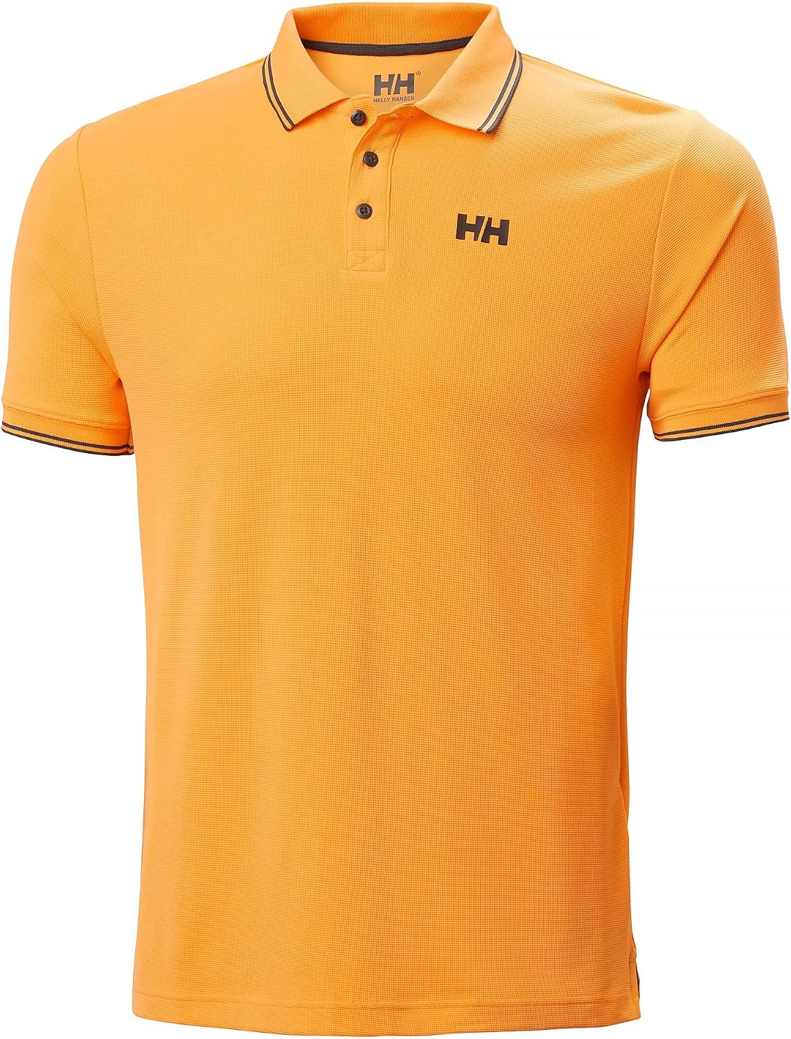 Detalle de Helly Hansen Uomo Polo Kos: stile marinaio e protezione solare UPF 50+