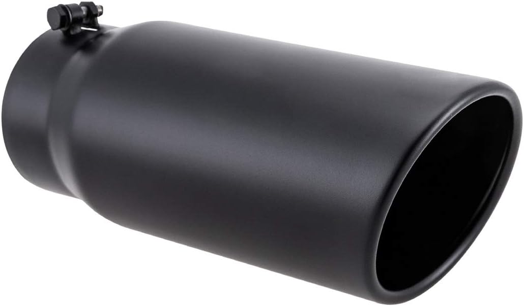 Thumbnail 6 de LCGP 5" Universal Diesel Exhaust Tip (10" Outlet, 18" Long) — Polished Stainless Steel, Bolt-On