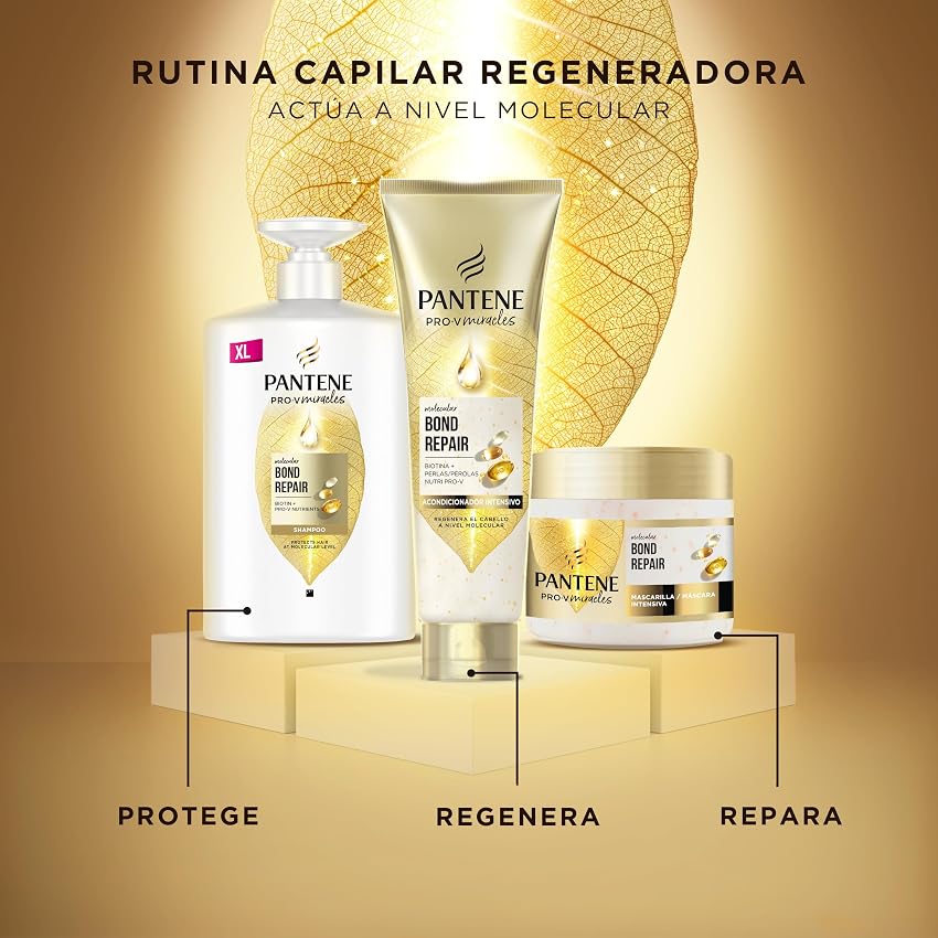 Thumbnail 5 de Pantene Molecular Bond Repair Champú con Biotina - 1L