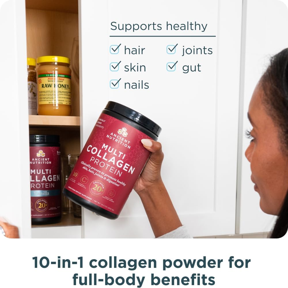 Thumbnail 5 de Ancient Nutrition Multi Collagen Protein Unflavored Powder with Vitamin C