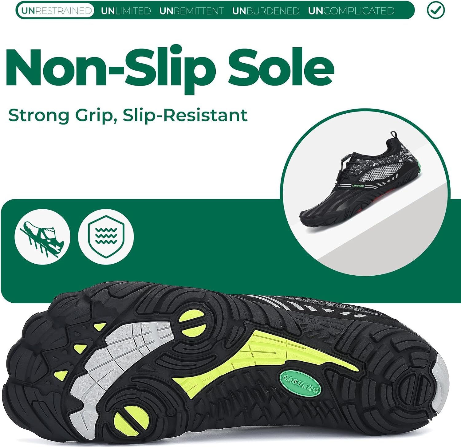 Detalle 1 de SAGUARO Barfußschuhe 35–48 für Outdoor