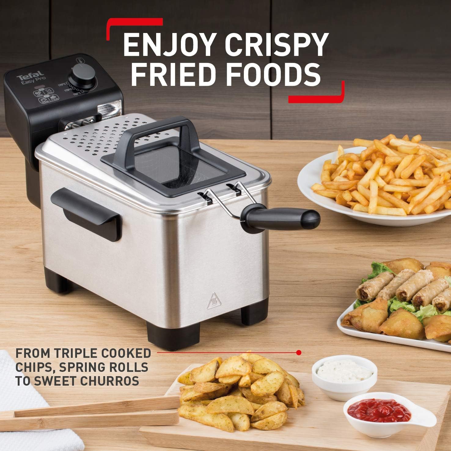 Thumbnail 3 de Tefal Easy Pro Deep Fryer FR333040 (3L oil capacity, 2100W) with Cool Zone Technology