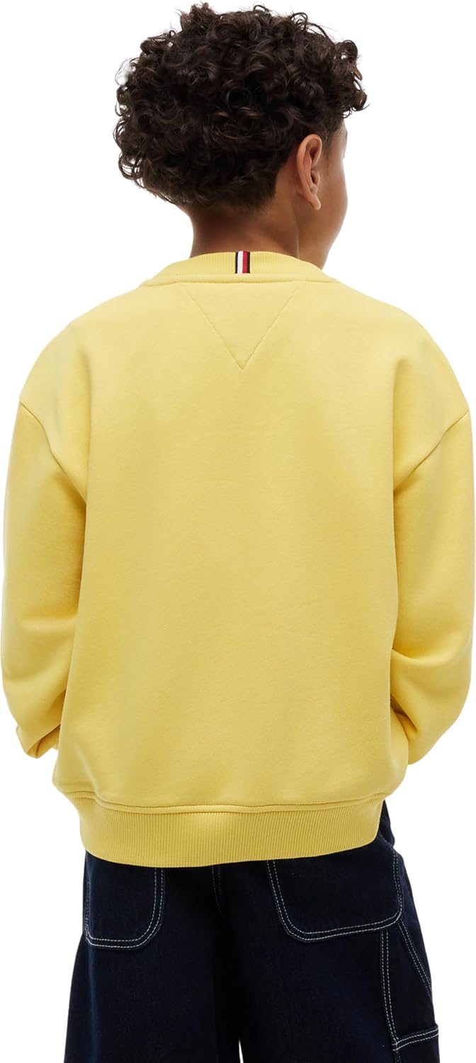Detalle de Tommy Hilfiger Hilfiger Varsity sweatshirt per bambini e ragazzi (KB0KB10404) – felpa varsity