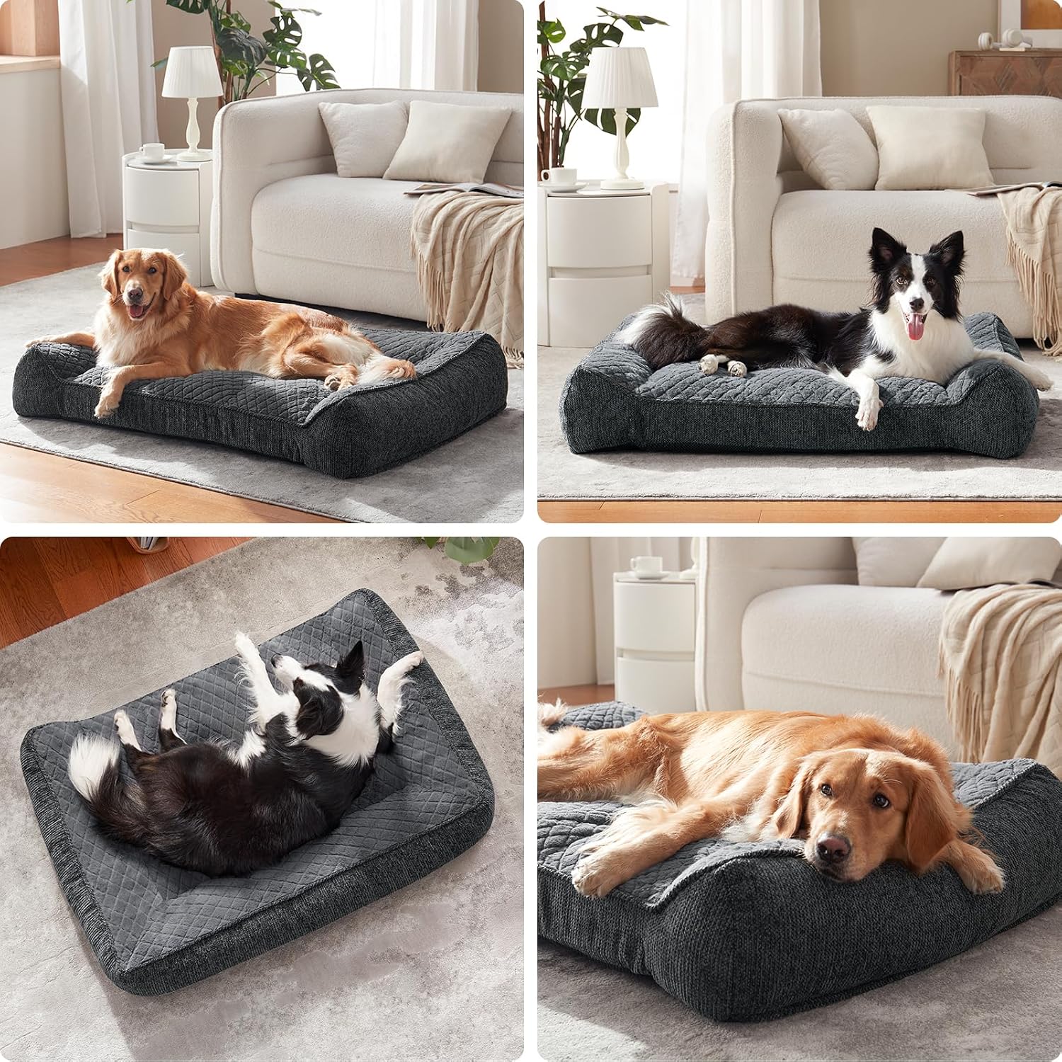 Detalle 2 de JOEJOY Orthopädisches Hundebett Grosse Hunde