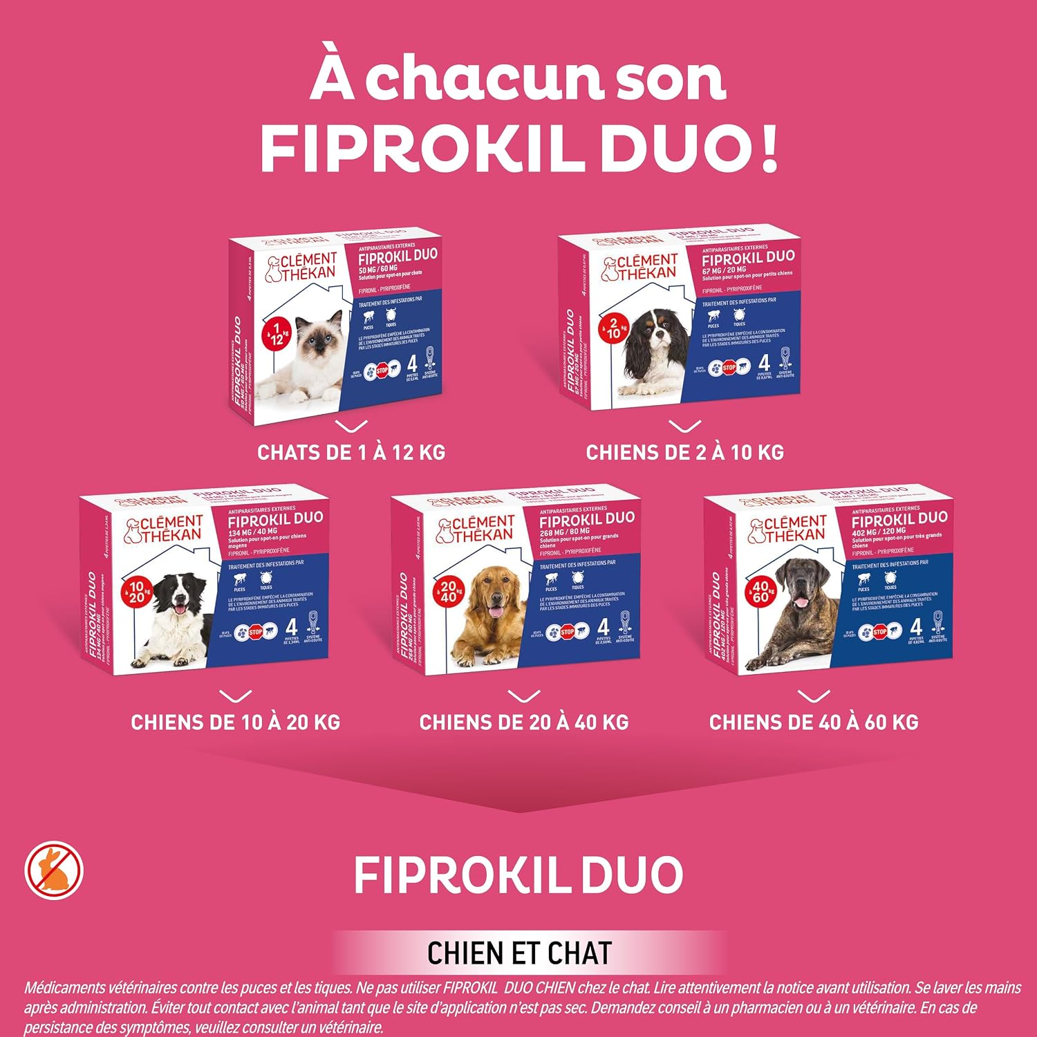 Thumbnail 4 de Fiprokil Duo Chats 2 pipettes 🐱