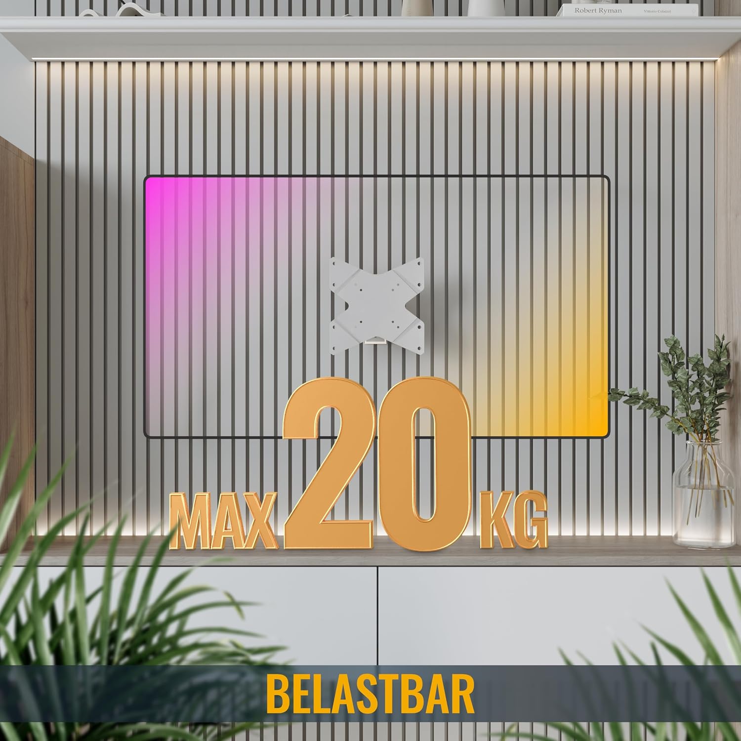 Detalle 1 de RICOO S1522 TV-Wandhalterung für 32-55 Zoll