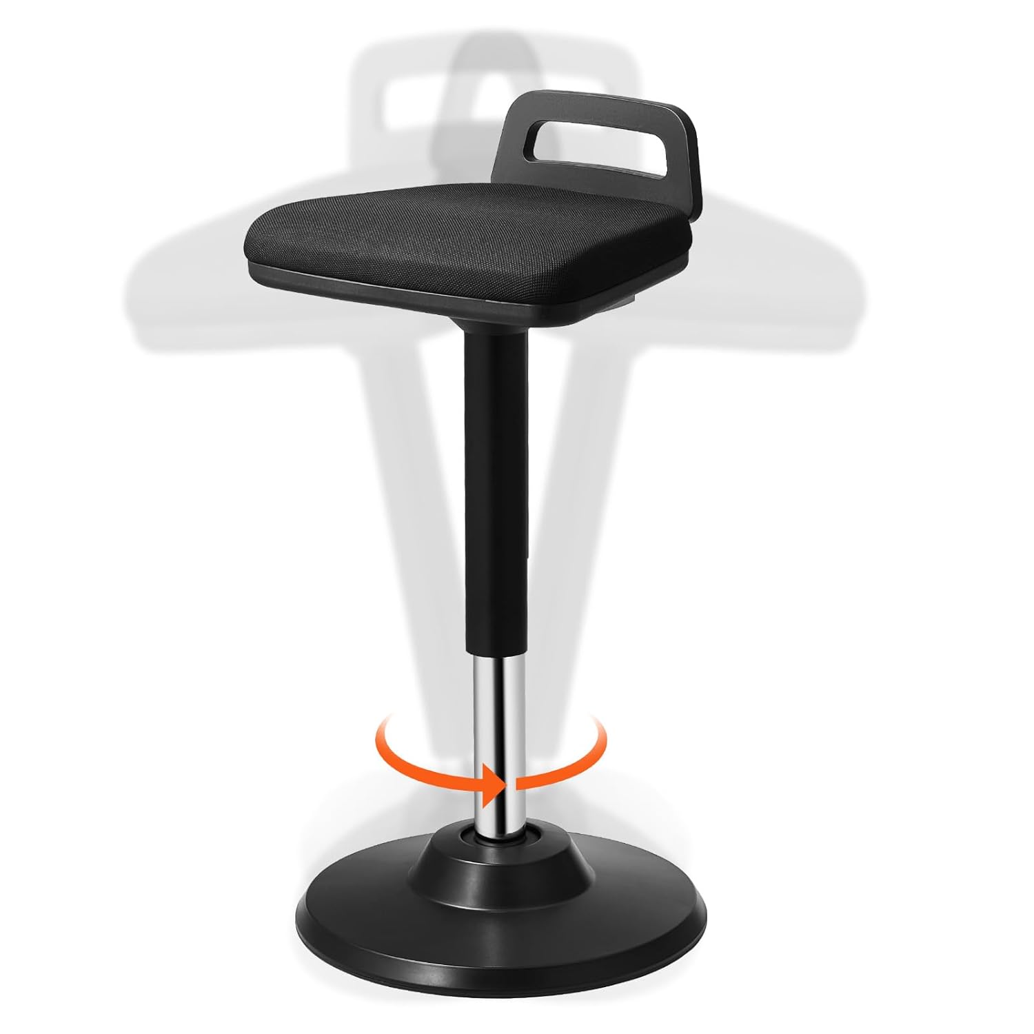VEVOR tabouret oscillant à hauteur réglable (62,5 à 87,5 cm) avec poignée